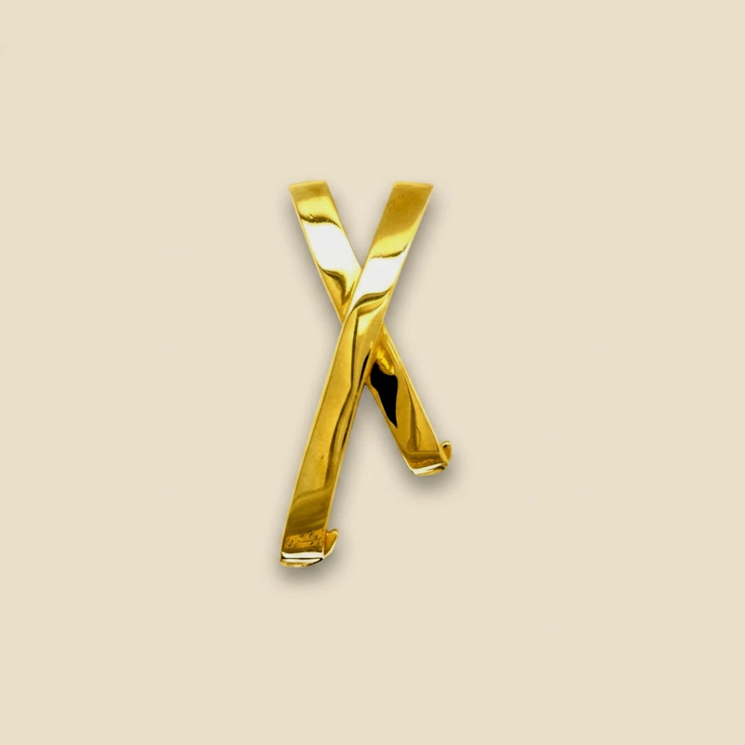 Tiffany & Co. Yellow Gold Large "X" Pin/Pendant – Empire Diamond