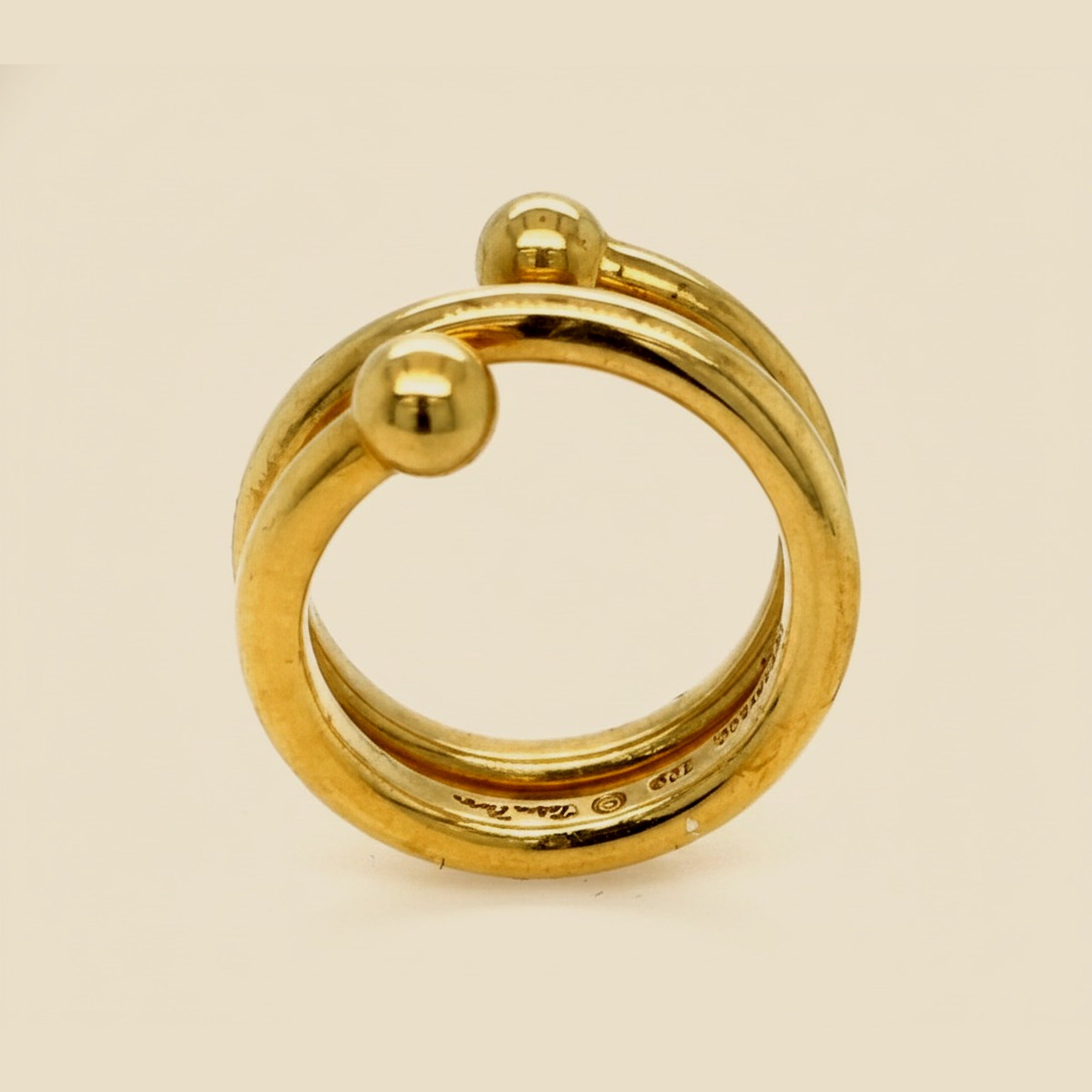 Tiffany & Coil Paloma Picasso 18k Yellow Gold Coil Ring