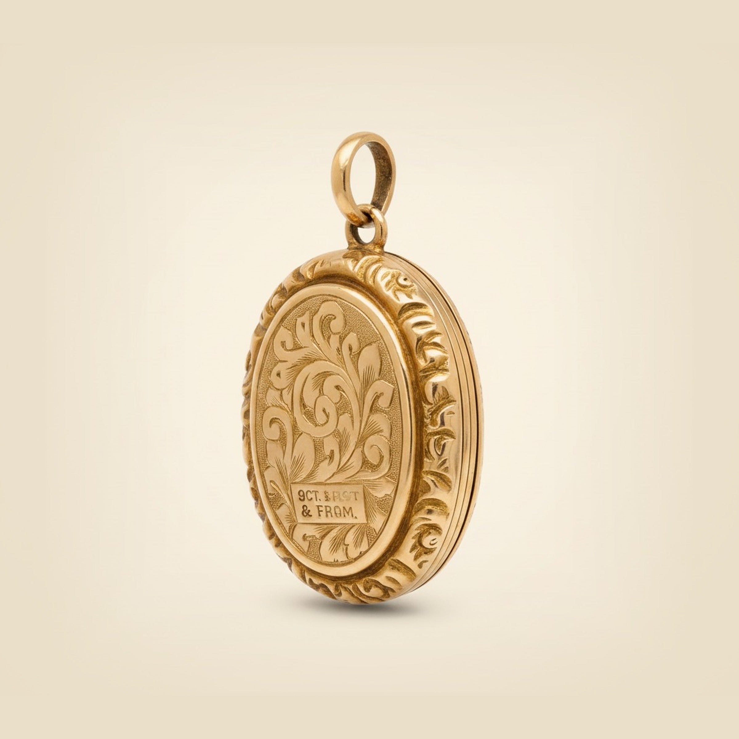 Victorian 9k Yellow Gold Locket