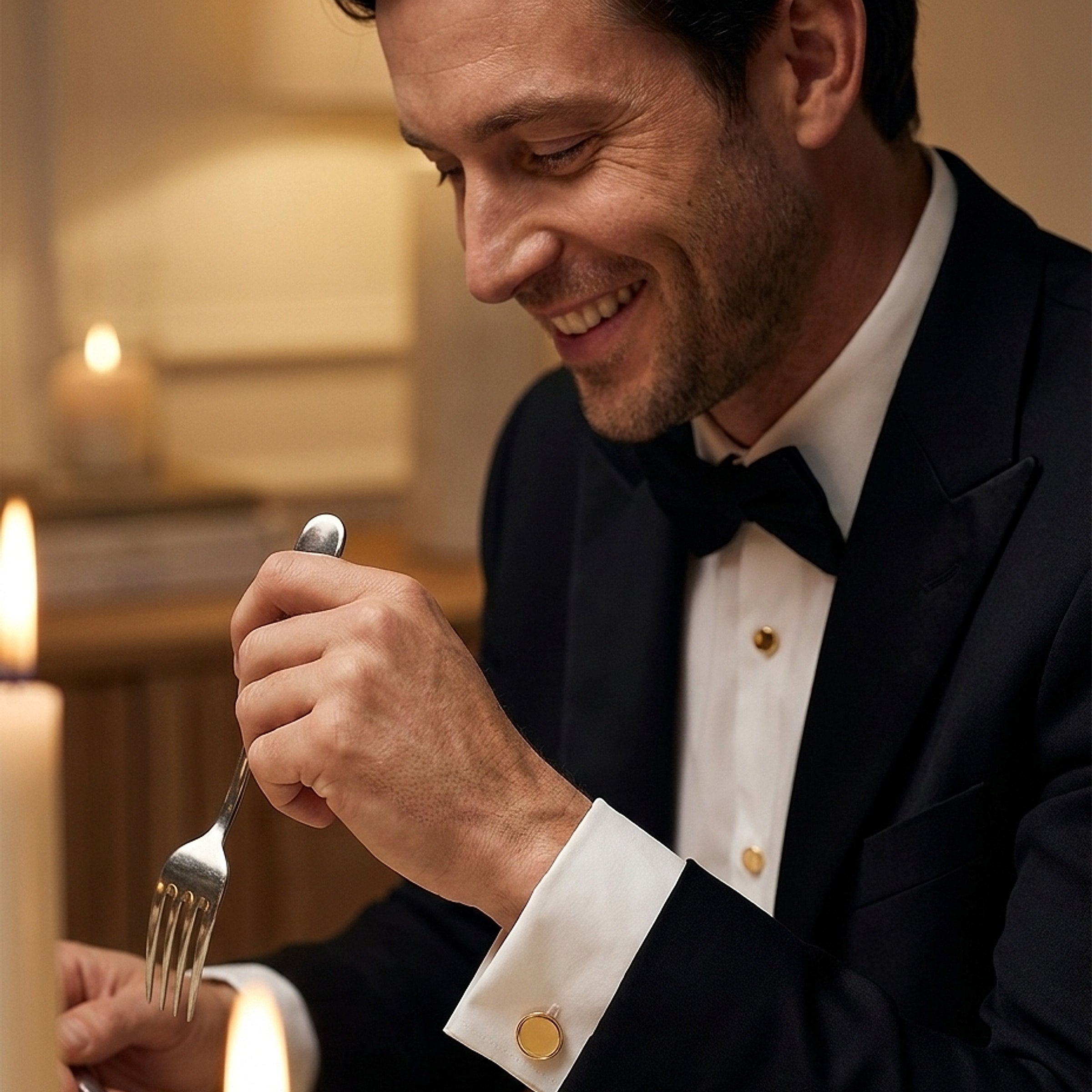 Cartier Yellow Gold Men's Dress Set