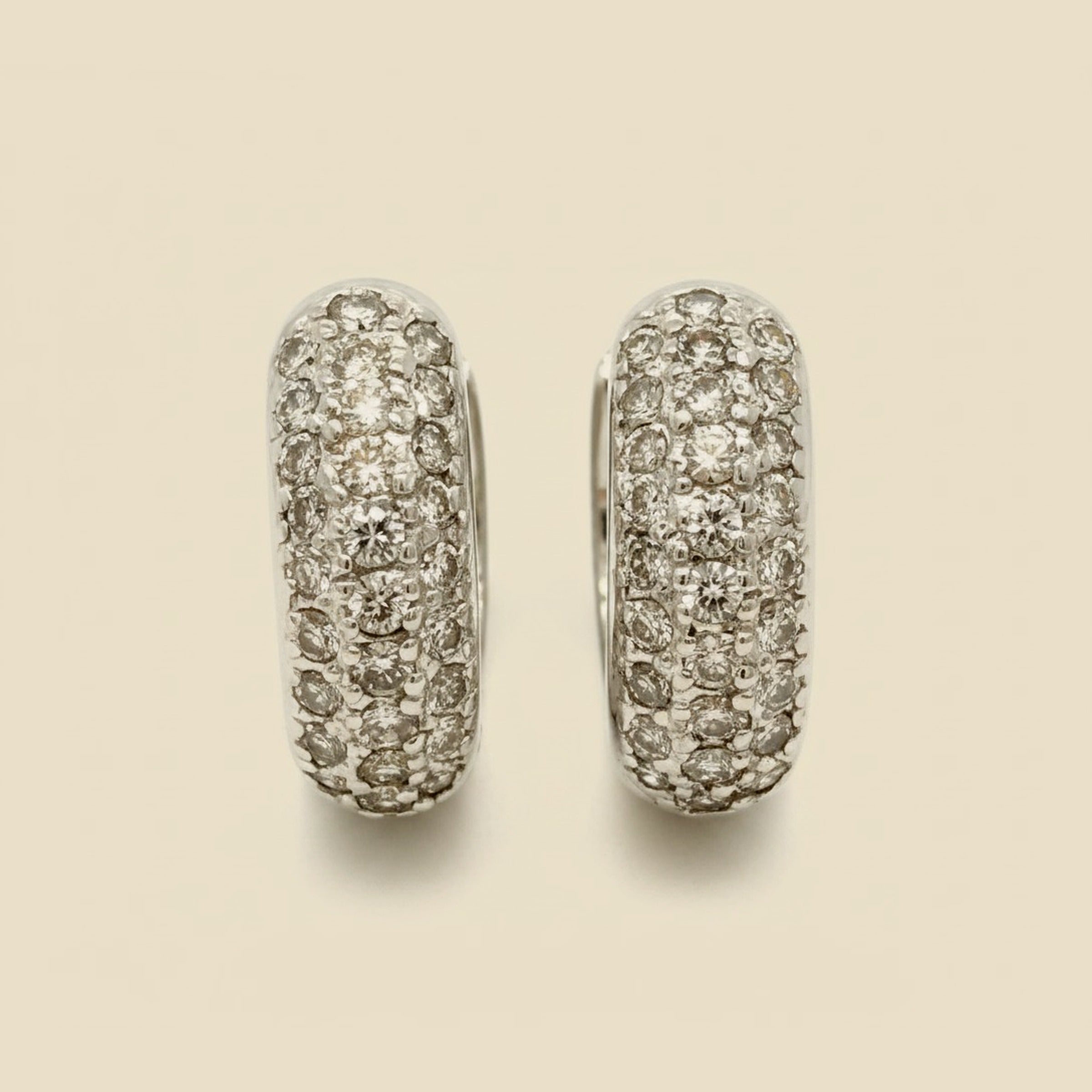 Yellow Gold Diamond Huggy Earrings – Empire Diamond