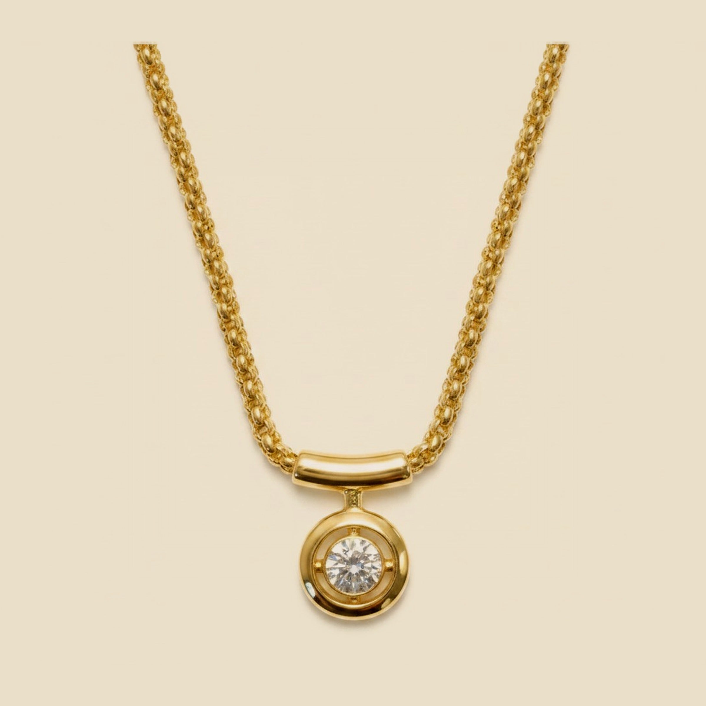 Yellow Gold Diamond Pendant – Empire Diamond