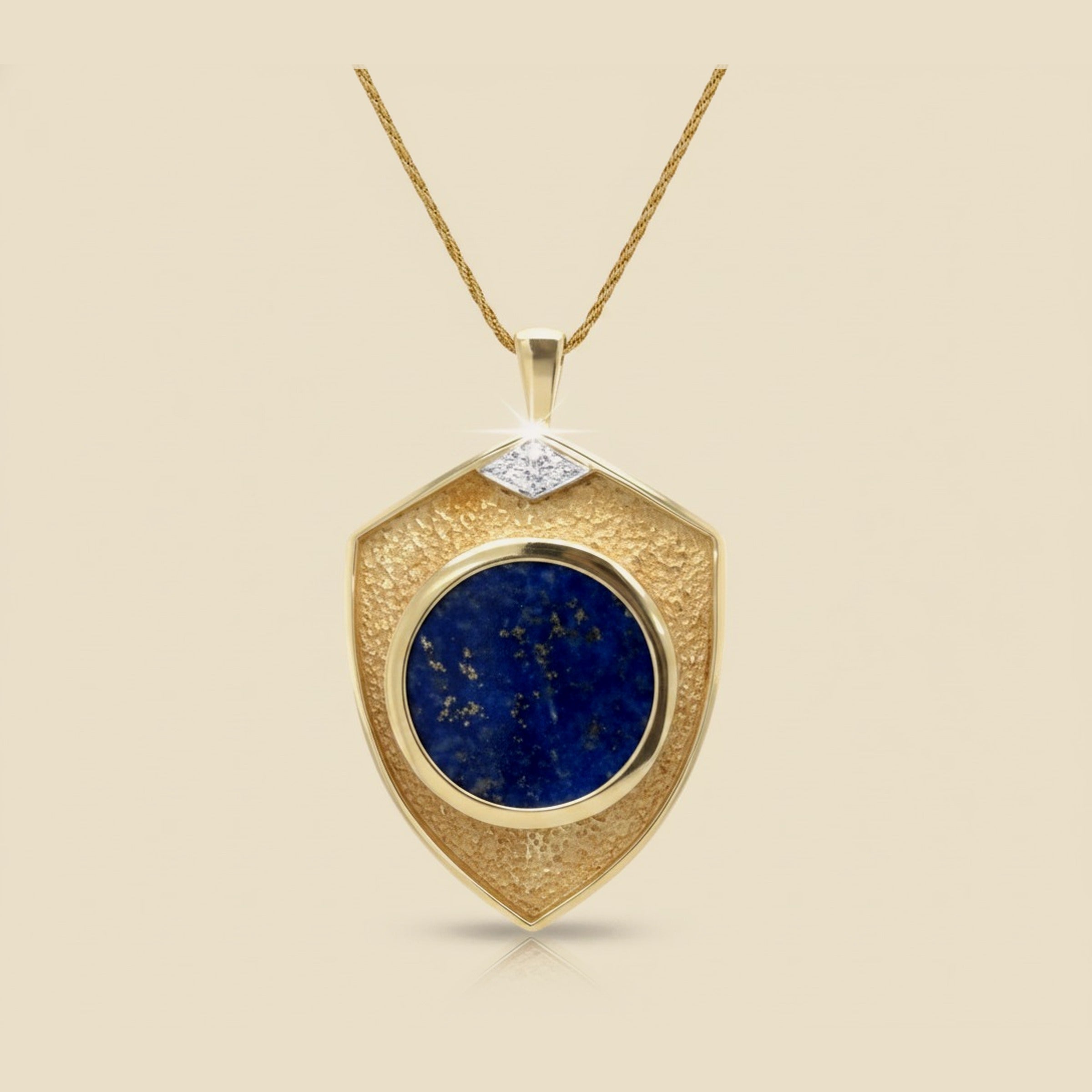 Yellow Gold Pendant designed by Maurice Katz – Empire Diamond