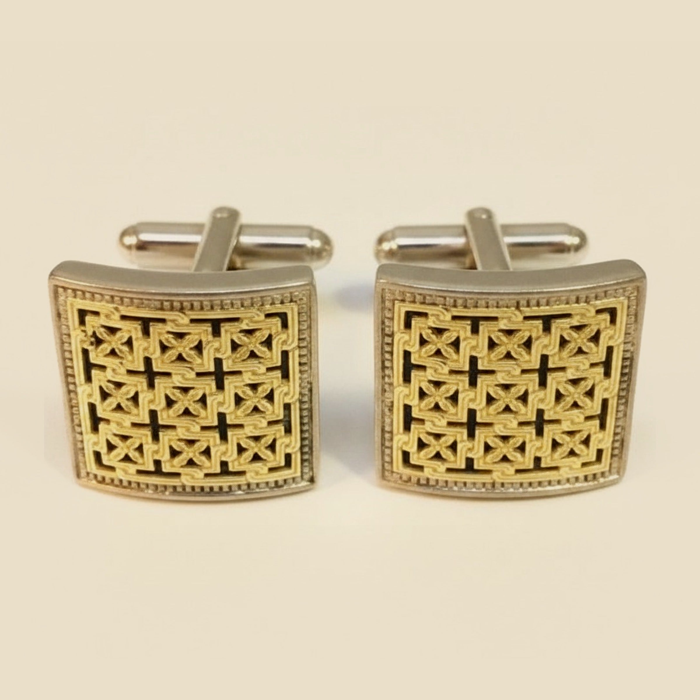 Yellow Gold & Sterling Silver Ornate Ear Clips – Empire Diamond