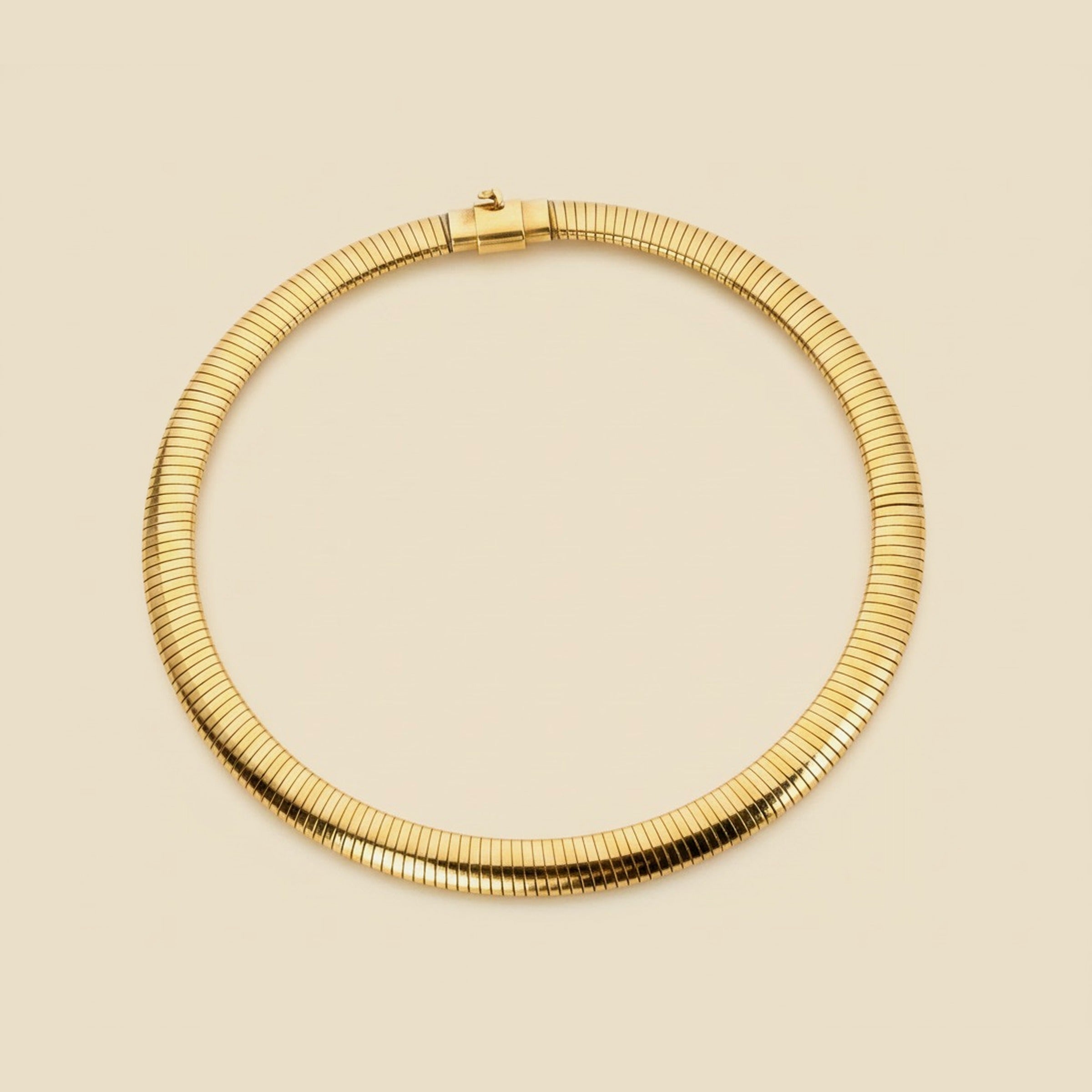 Yellow Gold Tubogas Necklace
