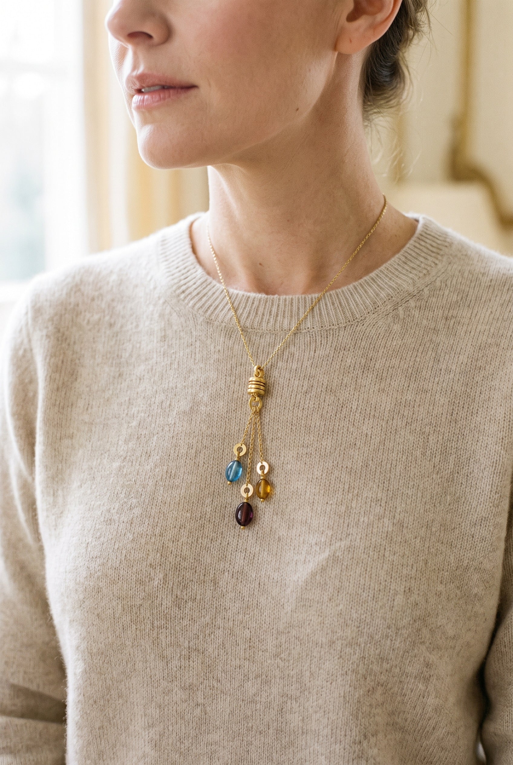"Bulgari B Zero 1" 18K Gemstone Necklace