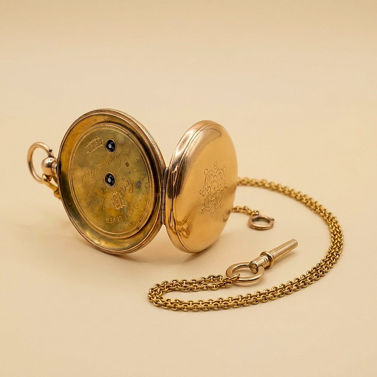 James Tissot 14k Key Wind Pocket Watch