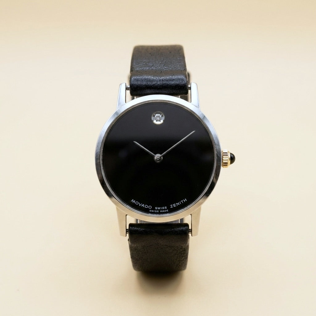 Movado Museum 14k White Gold Lady's Watch
