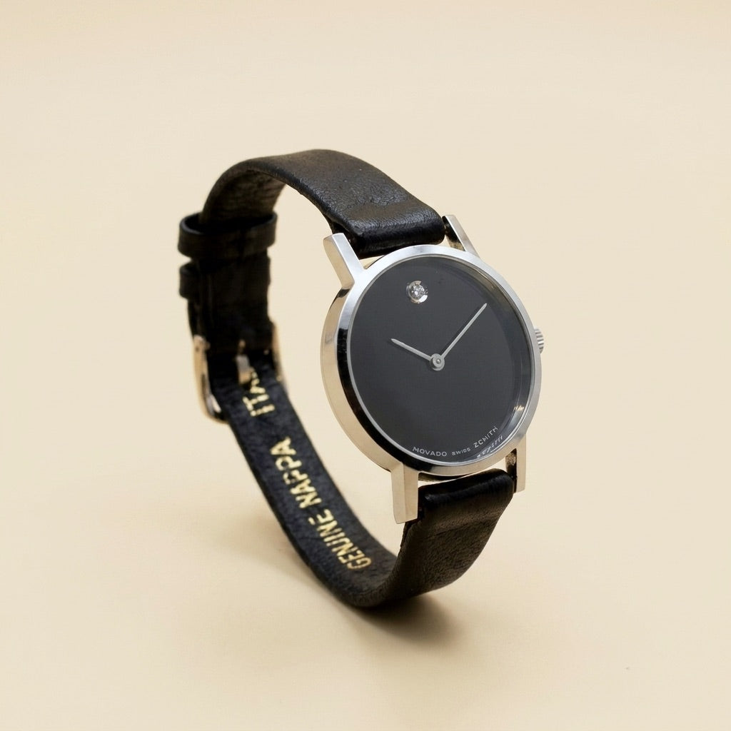 Movado Museum 14k White Gold Lady's Watch