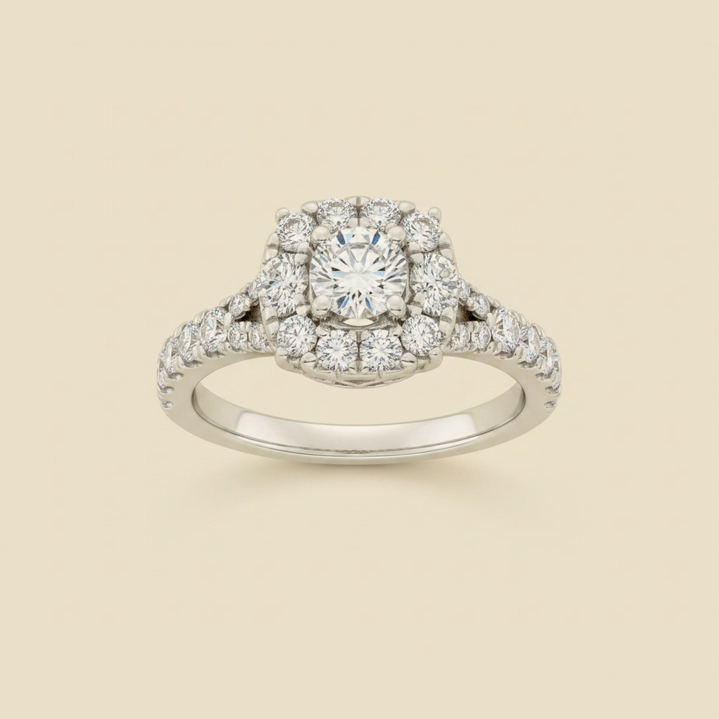 14K Diamond Engagement Ring – Empire Diamond – view 2