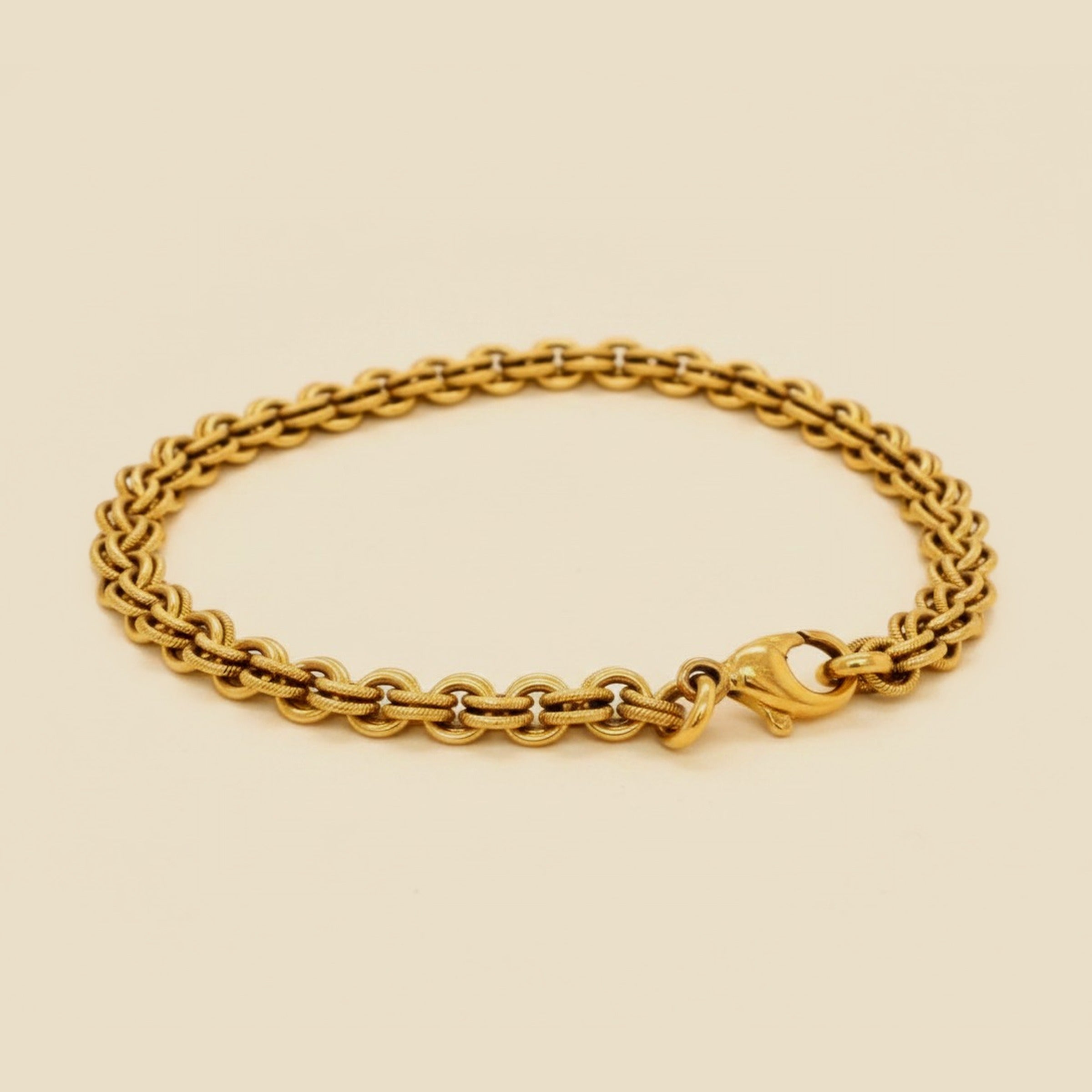 18k Yellow Gold Rolo Bracelet