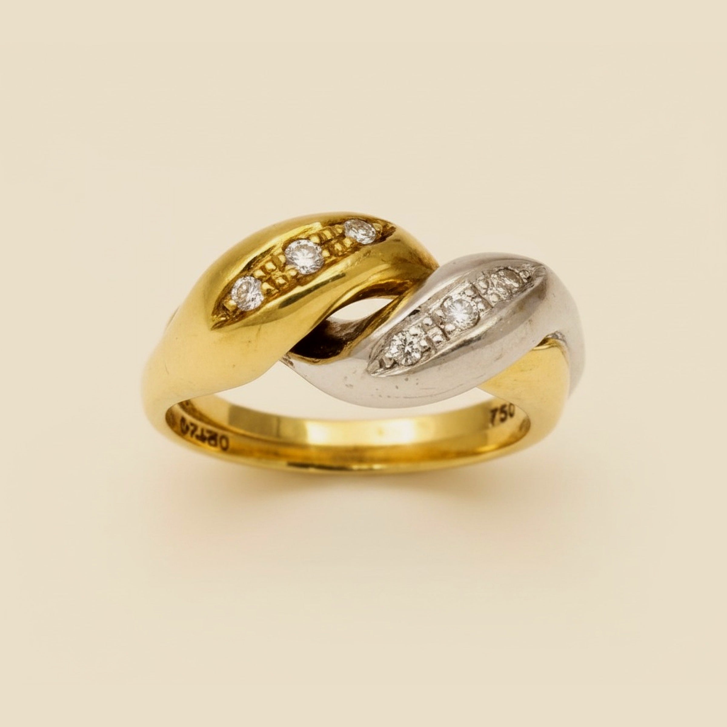 2 Tone - 2 Gold Rings – Empire Diamond