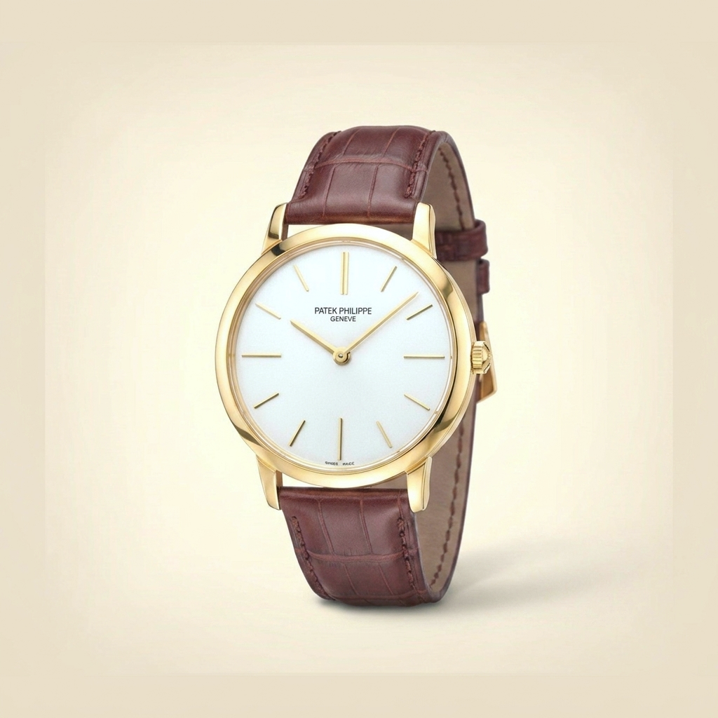 Patek-Philippe 18k Yellow Gold Calatrava 2593 Watch - alternate view