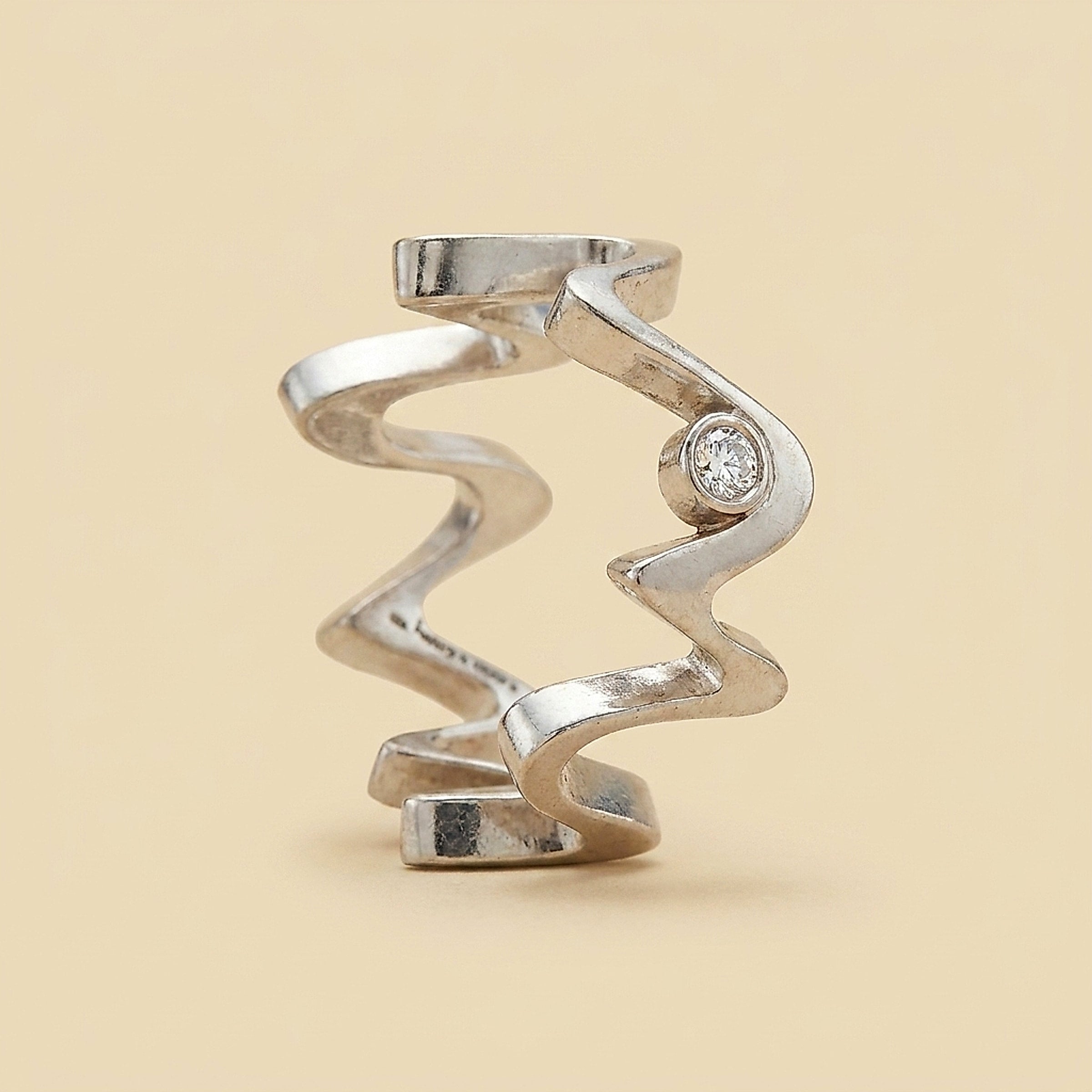 Tiffany & Co., Frank Gehry White Gold "Equus" Design