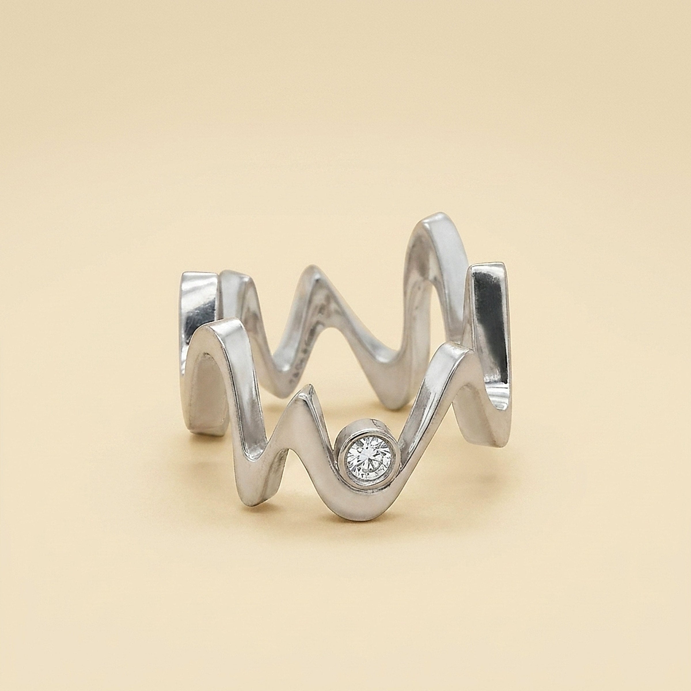 Tiffany & Co., Frank Gehry White Gold "Equus" Design