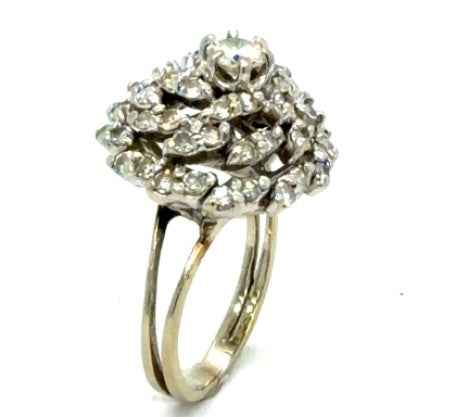 White Gold Diamond Pinwheel Ring – Empire Diamond – view 2