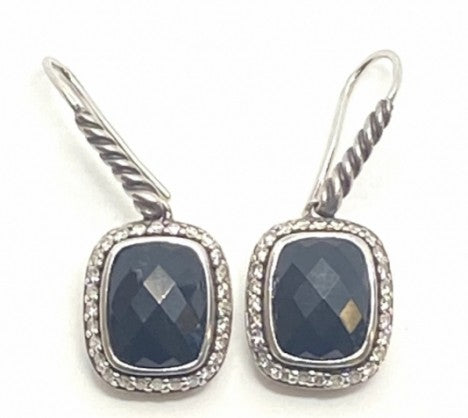 David Yurman Sterling Silver "Noblesse" Earrings – Empire Diamond