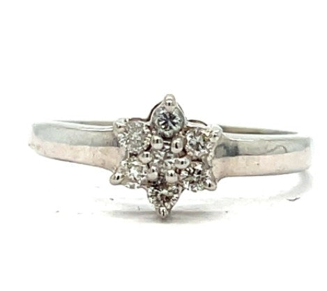Diamond Cluster Star Ring – Empire Diamond – view 4