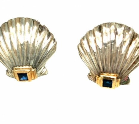 Sterling Silver TIFFANY & CO. SHELL EARRINGS – Empire Diamond