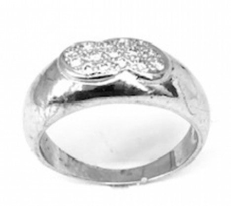White Gold Pave Diamond Cluster Ring – Empire Diamond – view 3