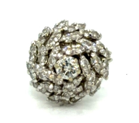 White Gold Diamond Pinwheel Ring – Empire Diamond – view 3
