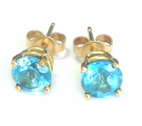 Synthetic Spinel Ear Studs – Empire Diamond