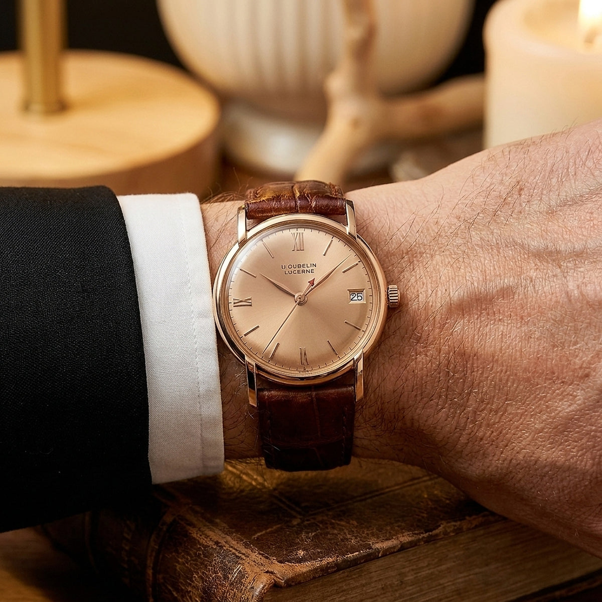E.Gubelin, Swiss Gent's Wrist Watch