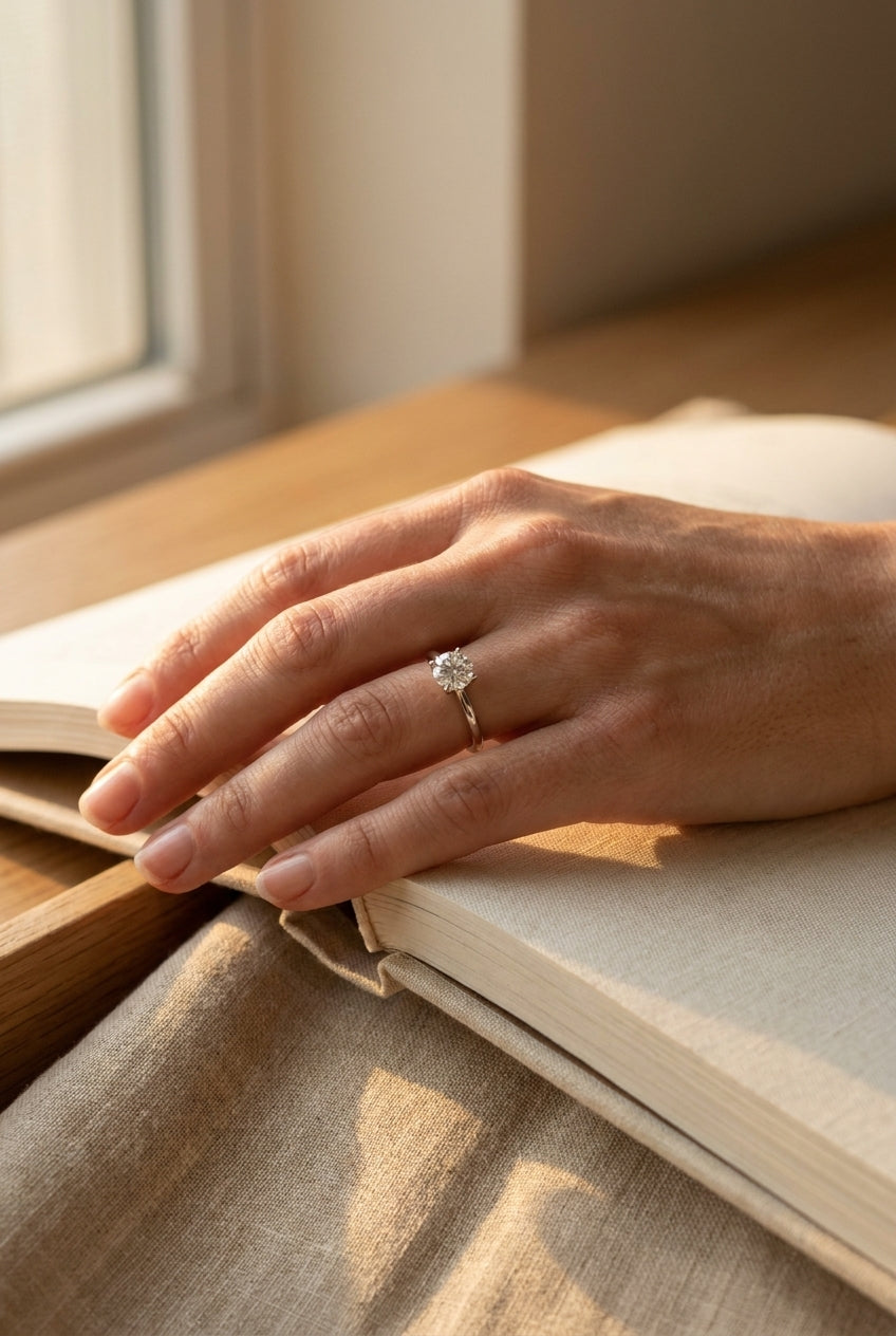 Tiffany & Co. .950 Platinum Diamond Engagement Ring - editorial