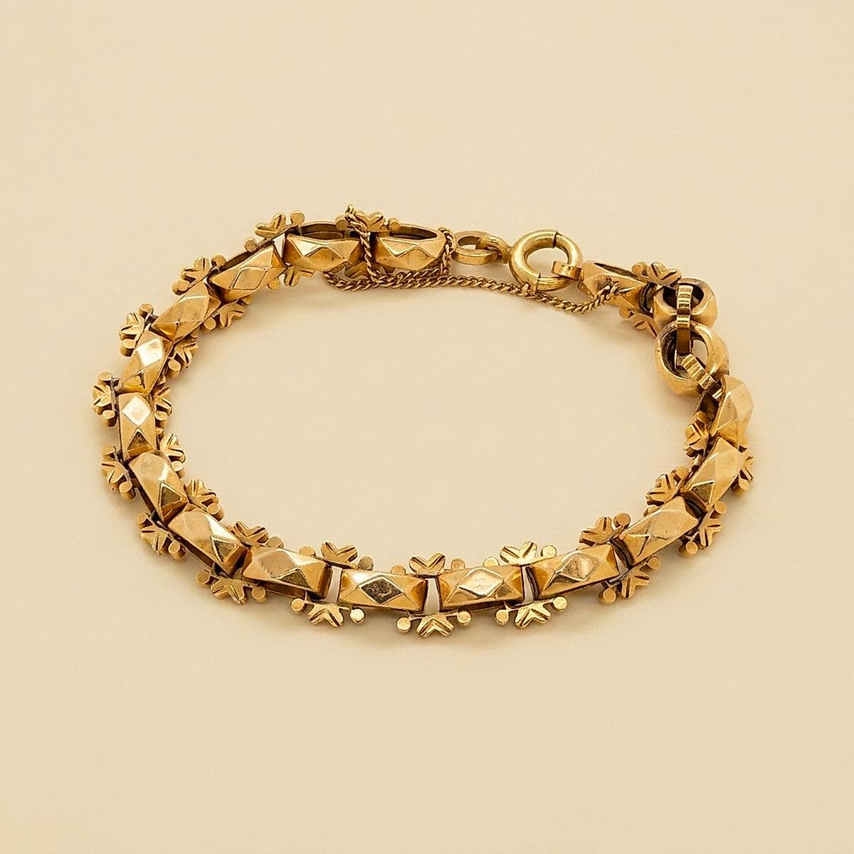 1930's France Rose Gold Bracelet