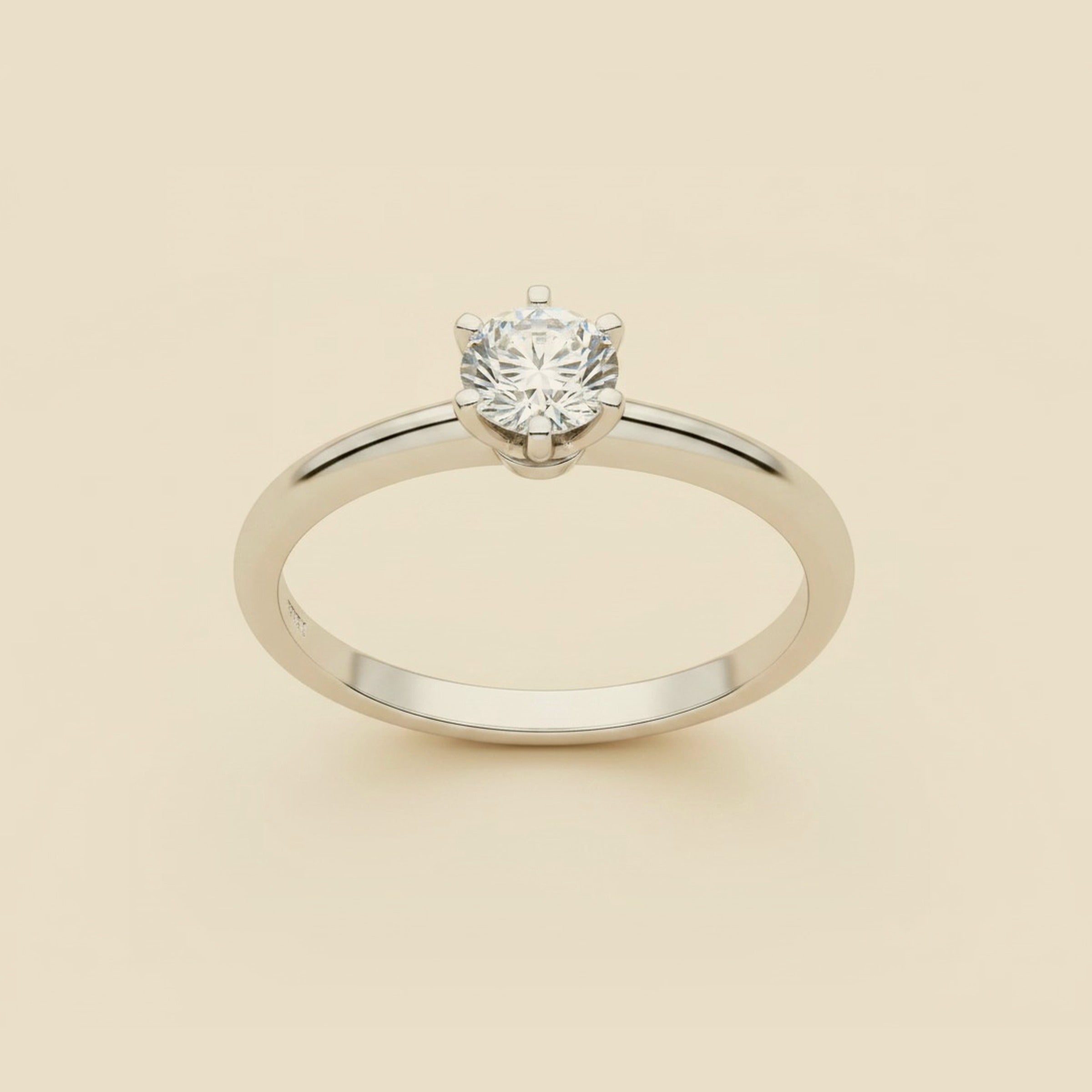Tiffany & Co., Paris Classic Diamond Solitaire Engagement Ring