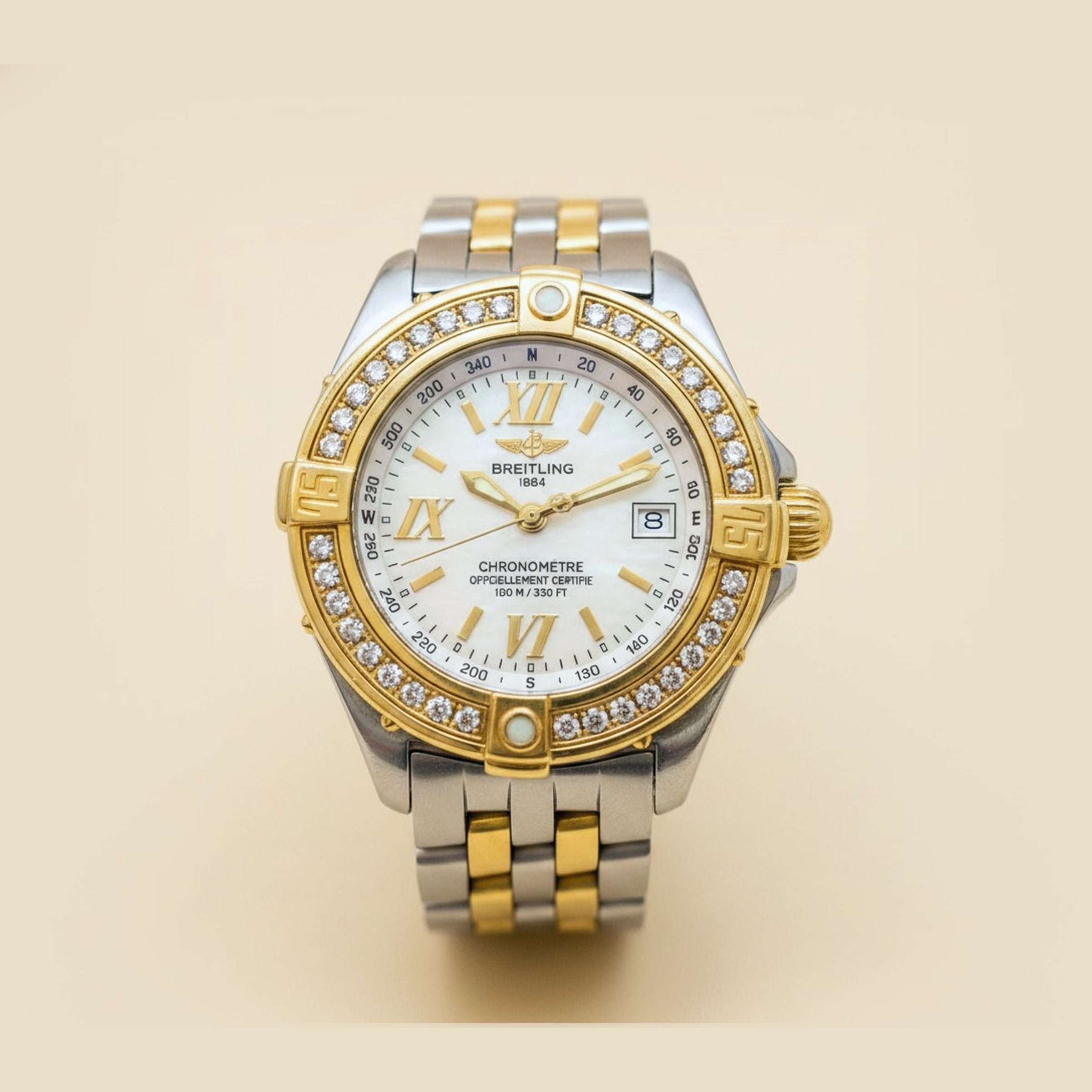Breitling Cockpit Lady Diamond Bezel Watch