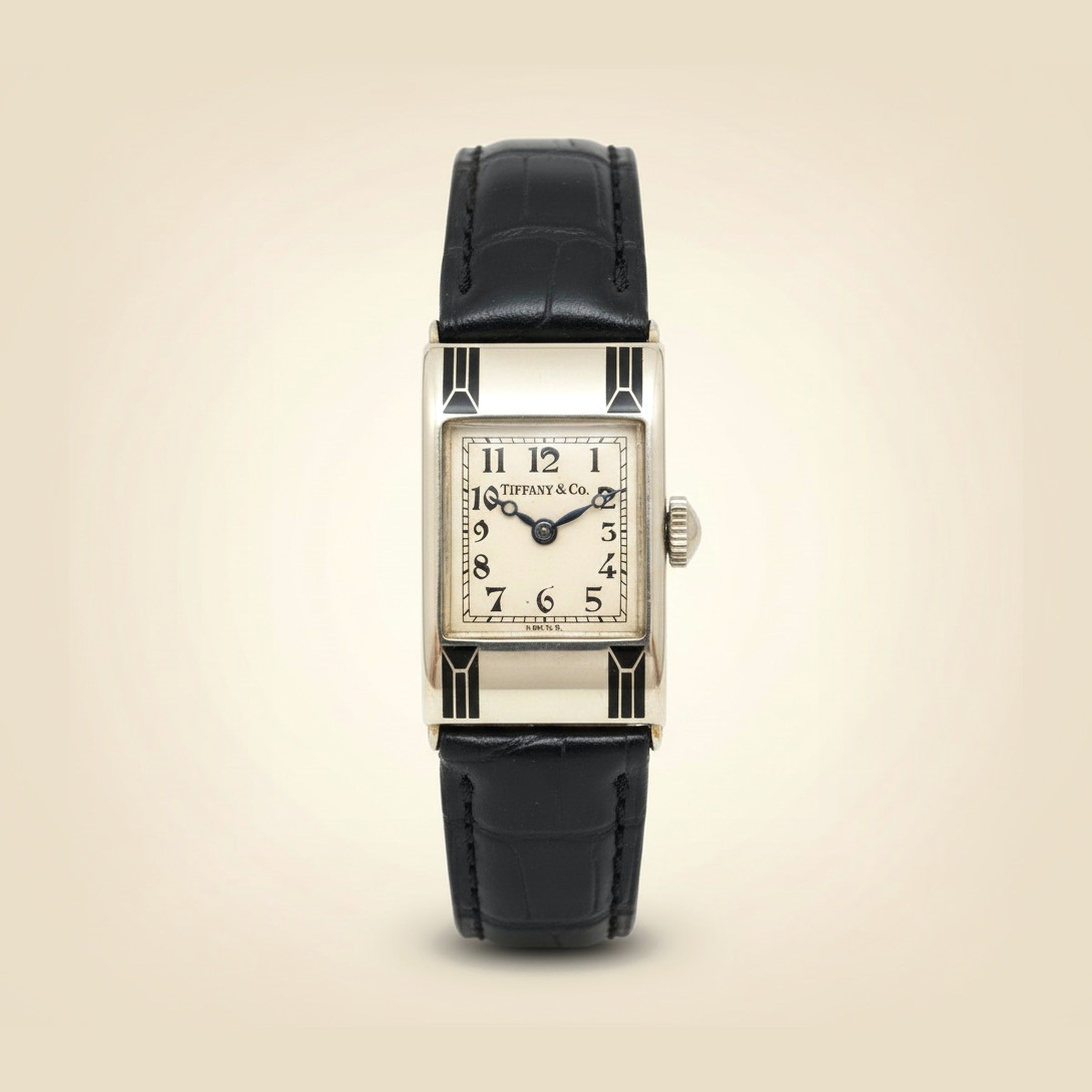 Vintage Tiffany & Co. White Gold Wrist Watch for Tiffany & Co.