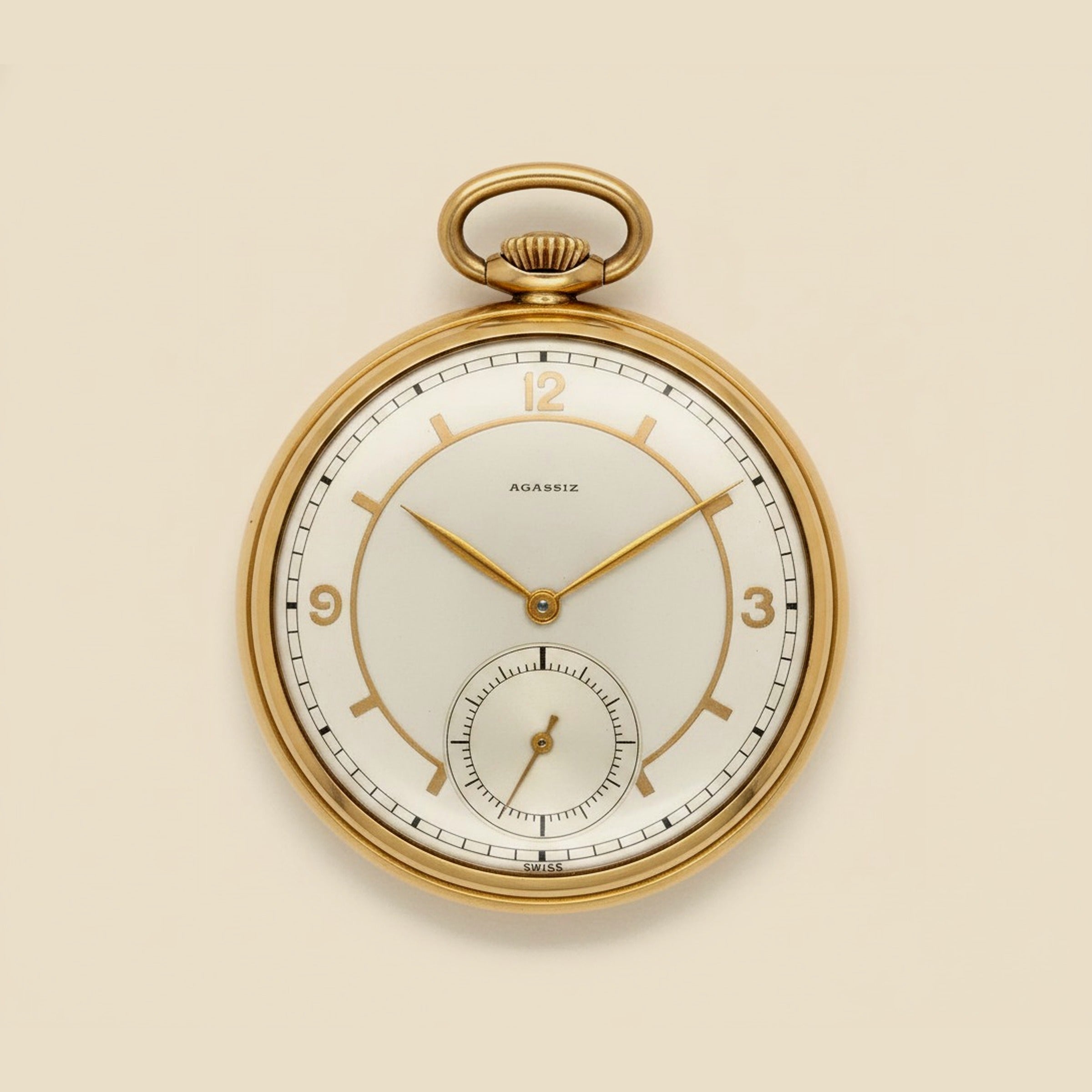 Agassiz Open Face Pocket Watch