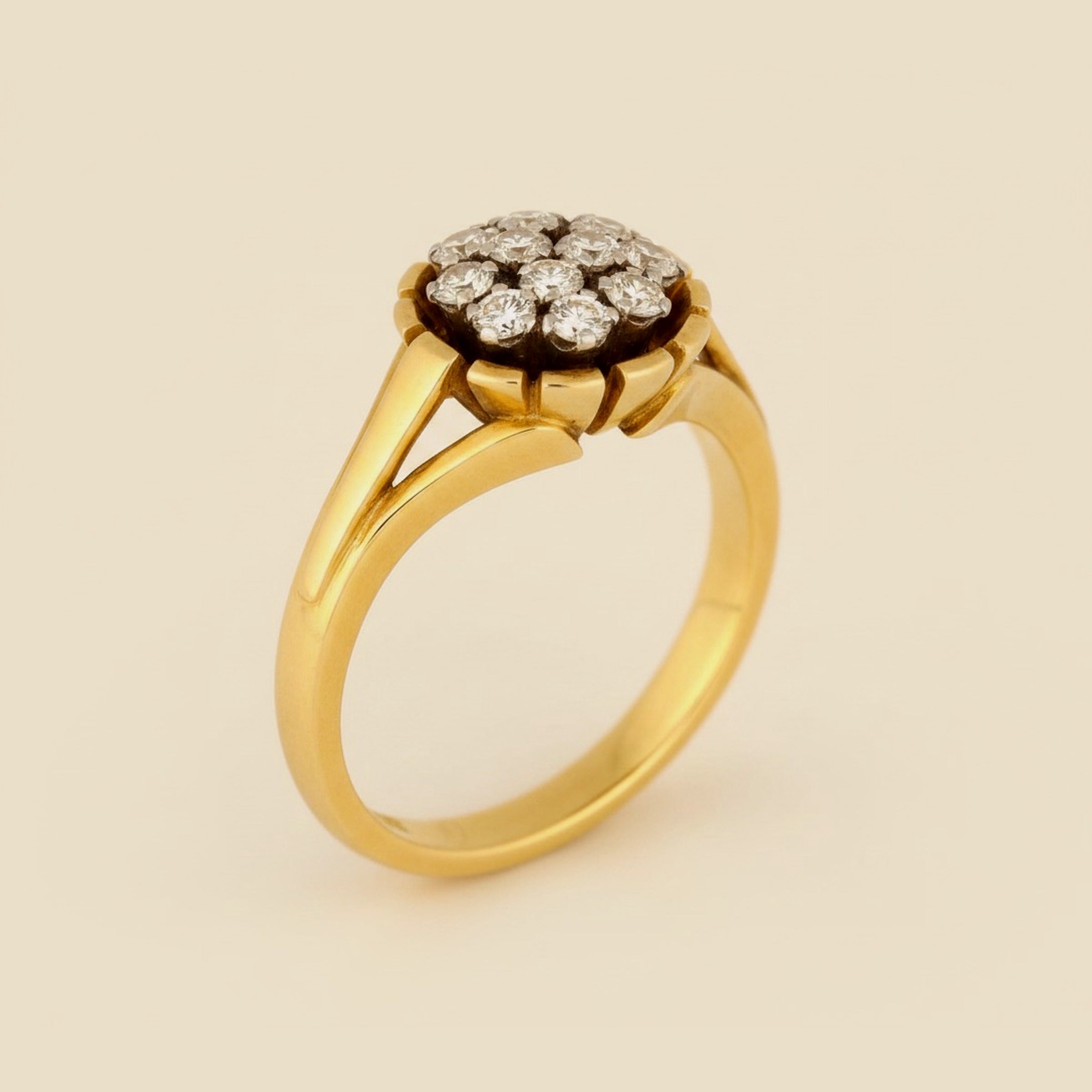Birmingham England Diamond Cluster Ring – Empire Diamond