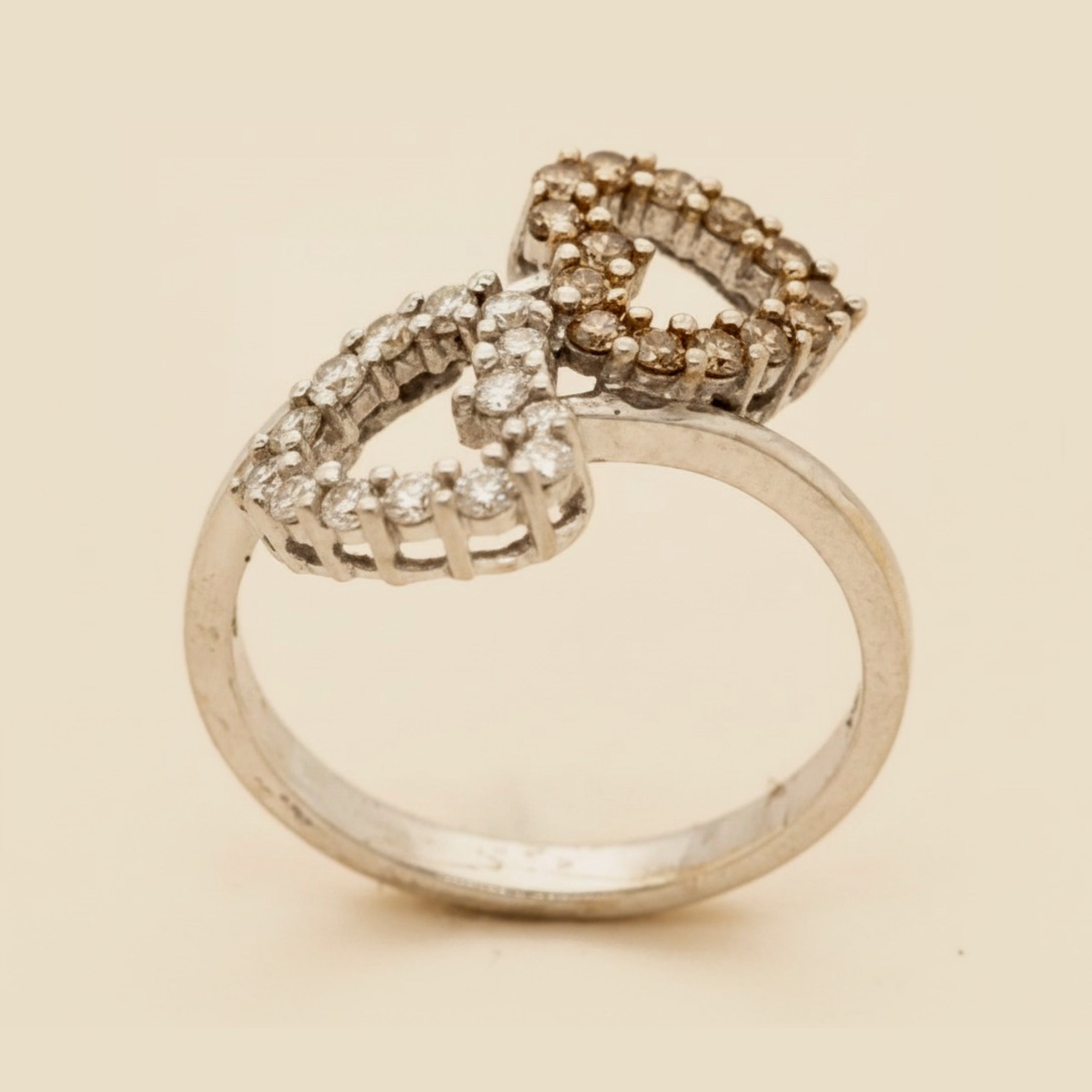 Champagne Diamond Heart Ring – Empire Diamond