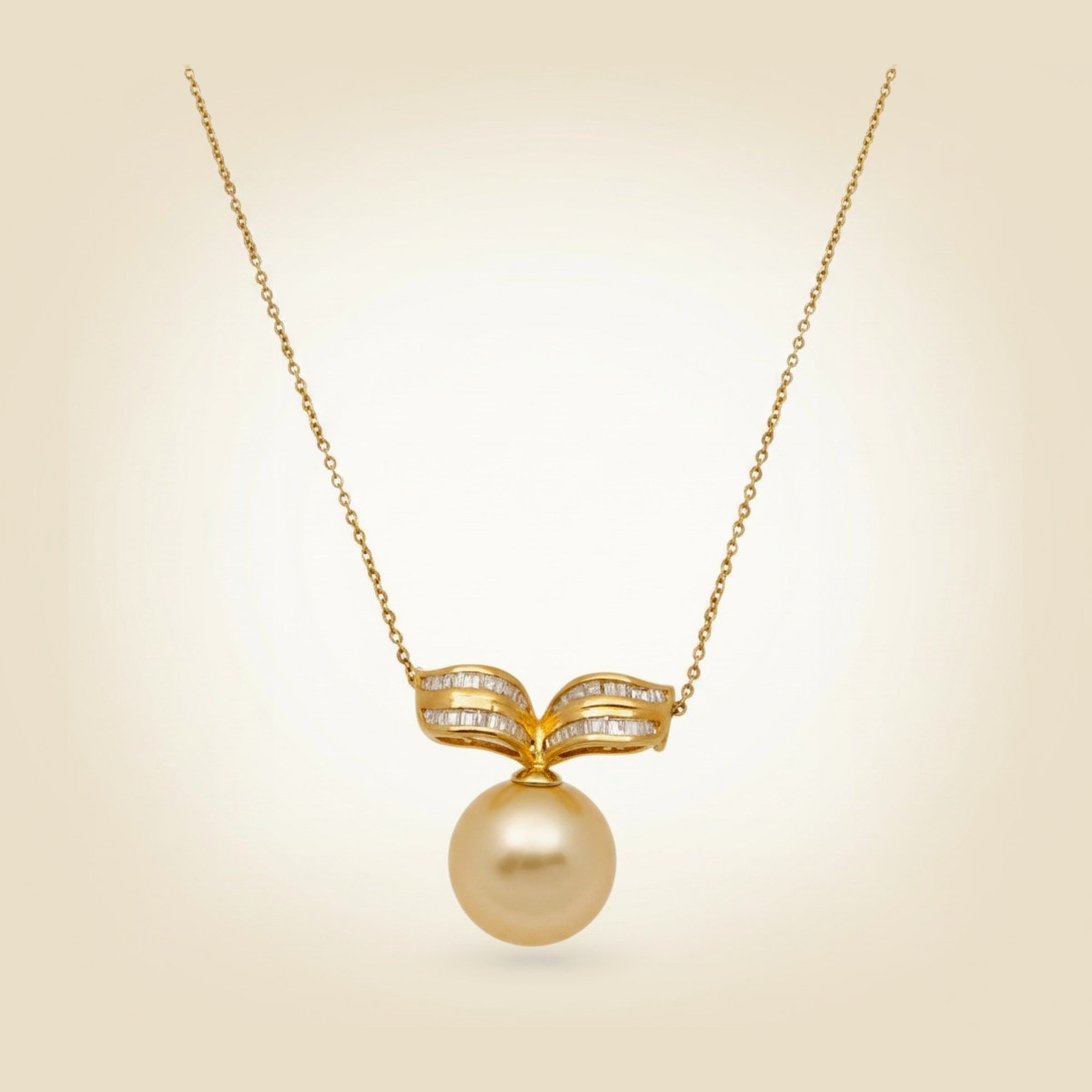 Diamond and South Sea Pearl Pendant – Empire Diamond
