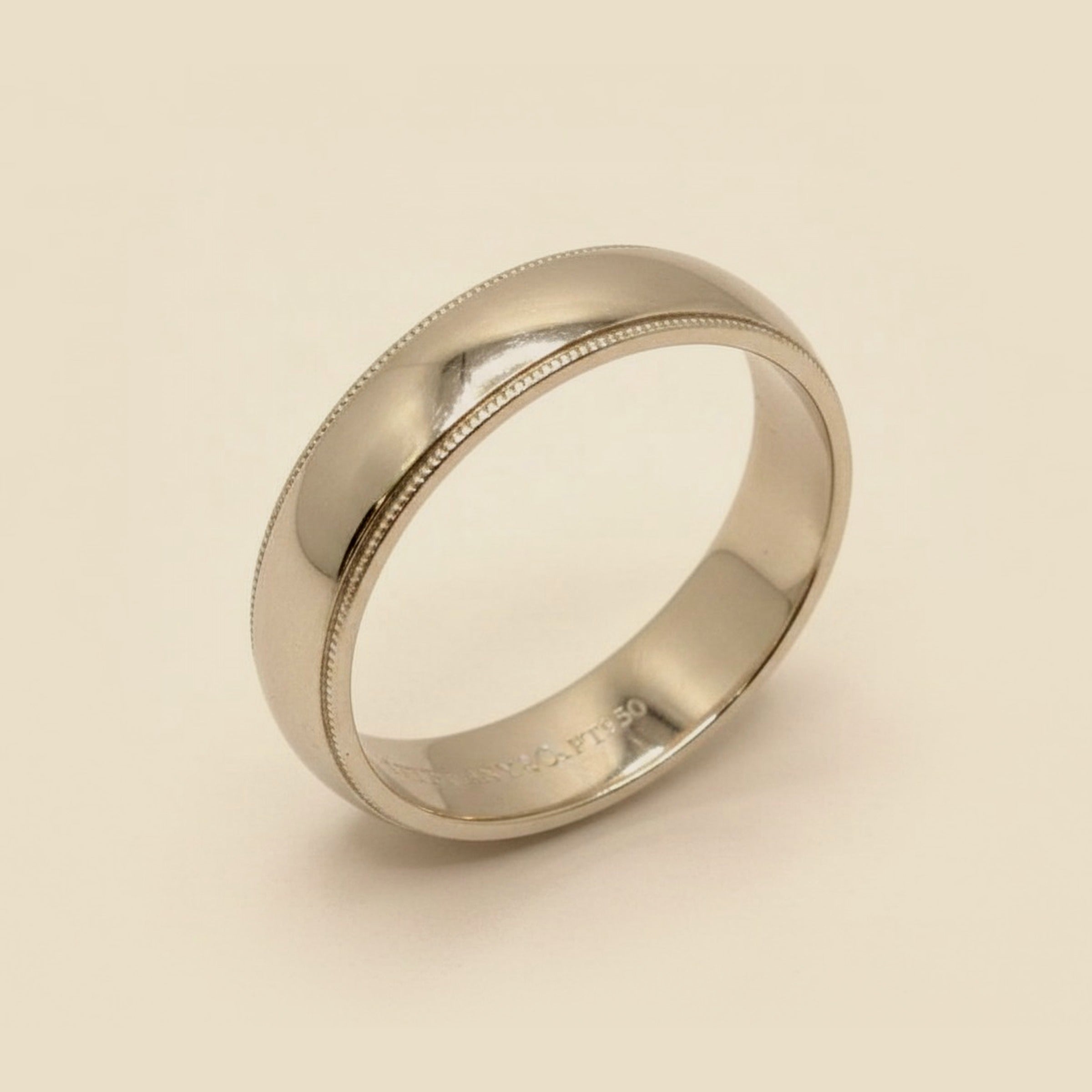 Gents Tiffany & Co. Platinum Wedding Band – Empire Diamond