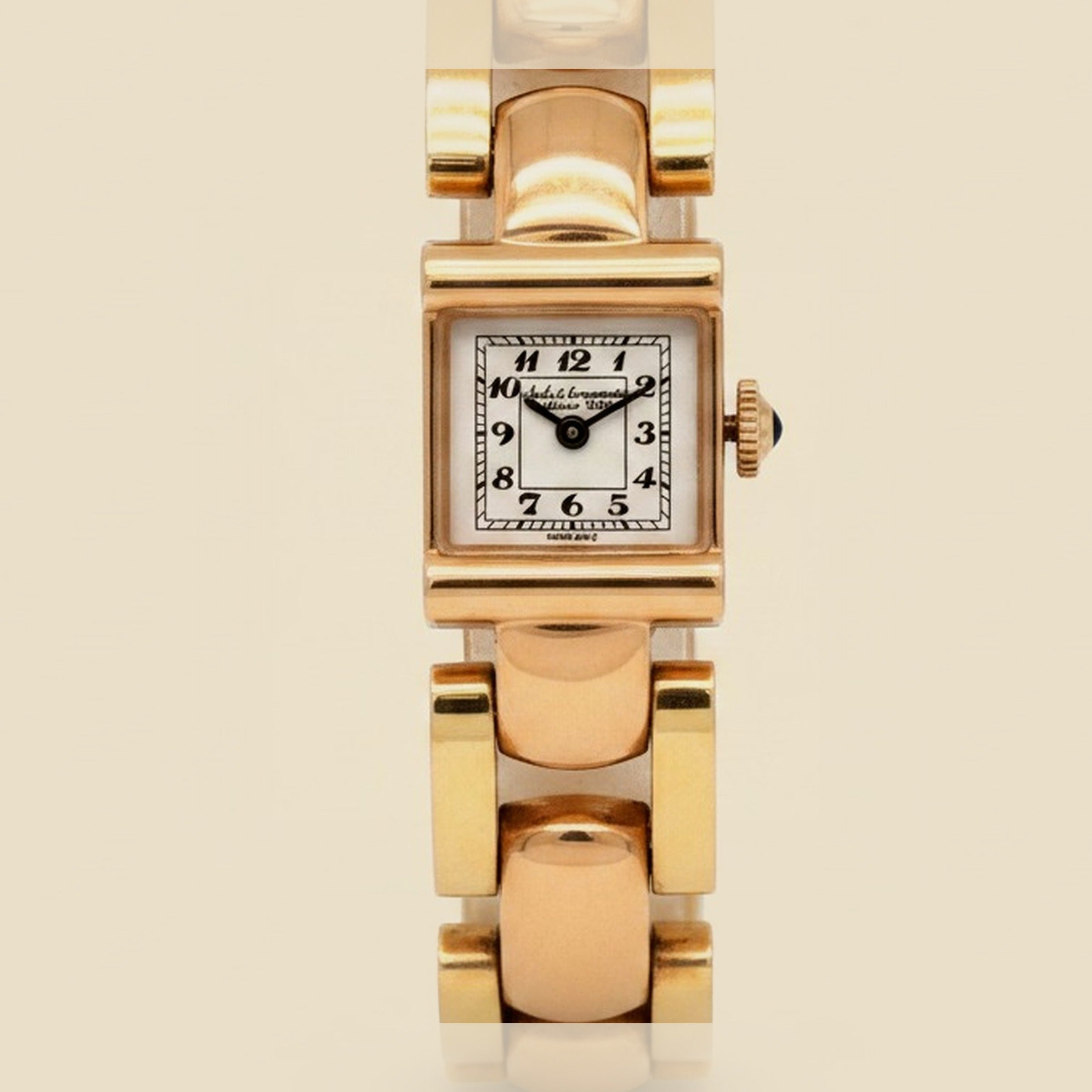 Jules Jurgensen 1940's 14K Lady's 2-Tone Wrist Watch – Empire Diamond – view 2