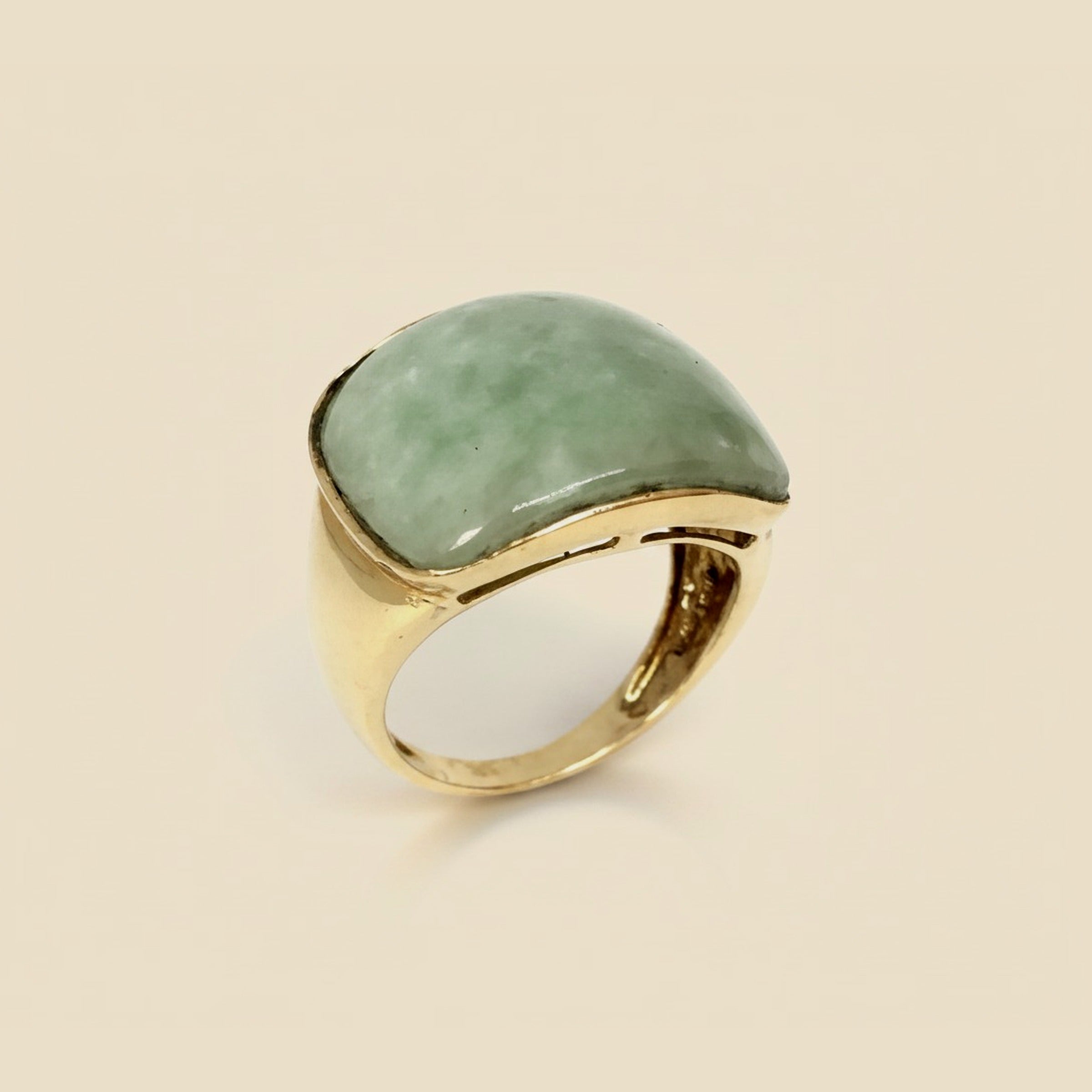 Large Jade Ring – Empire Diamond
