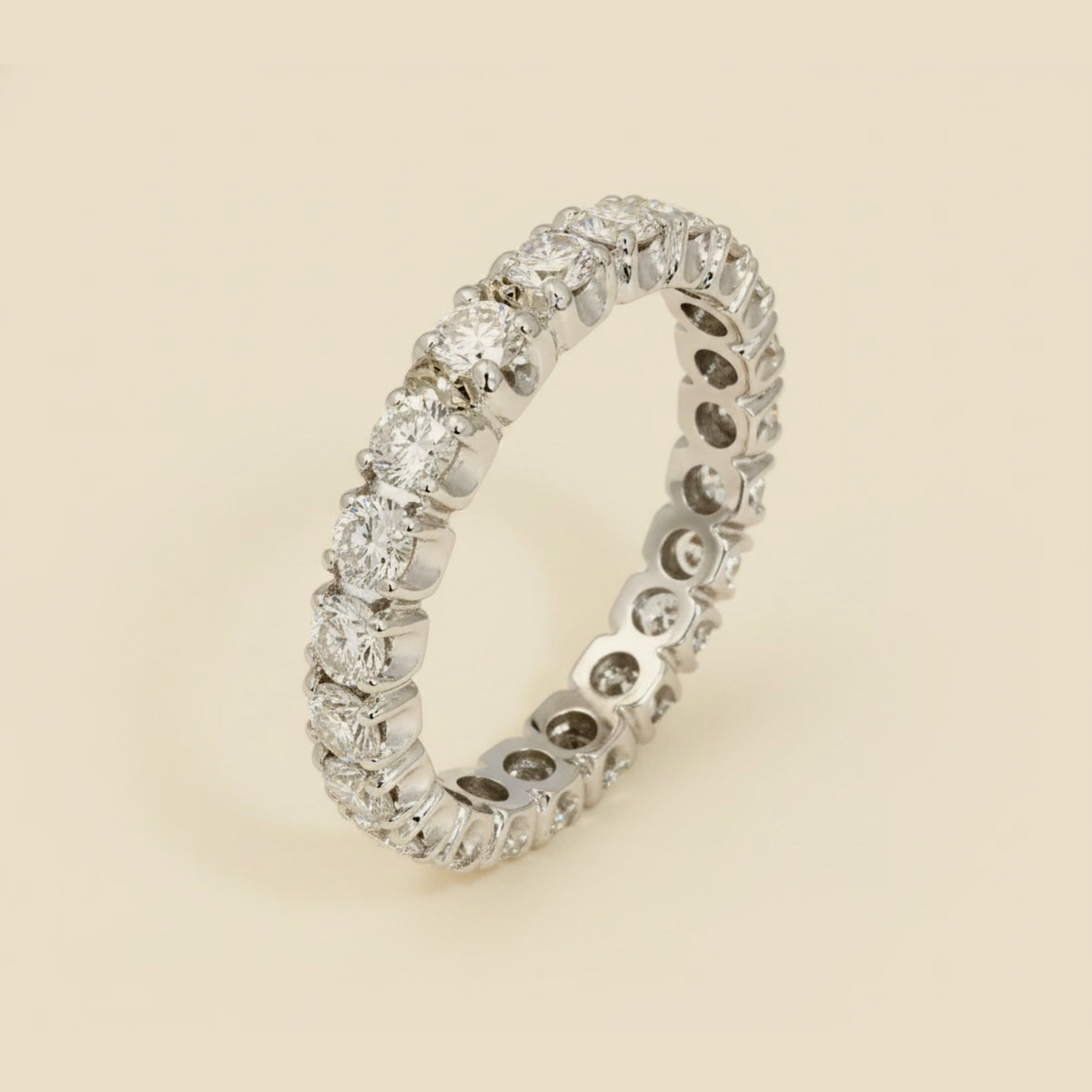 Platinum Diamond Eternity Band