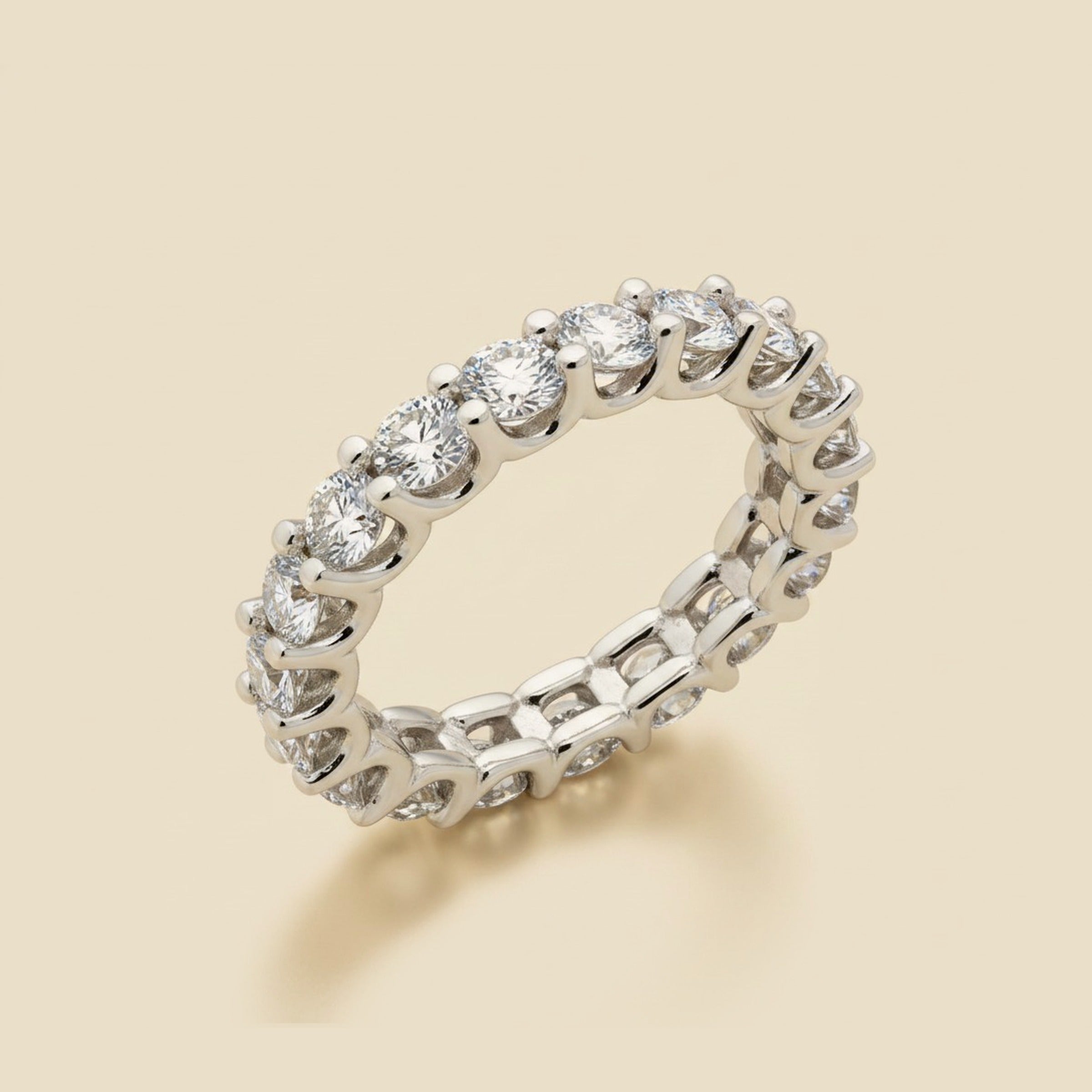 Platinum Diamond Eternity Band – Empire Diamond