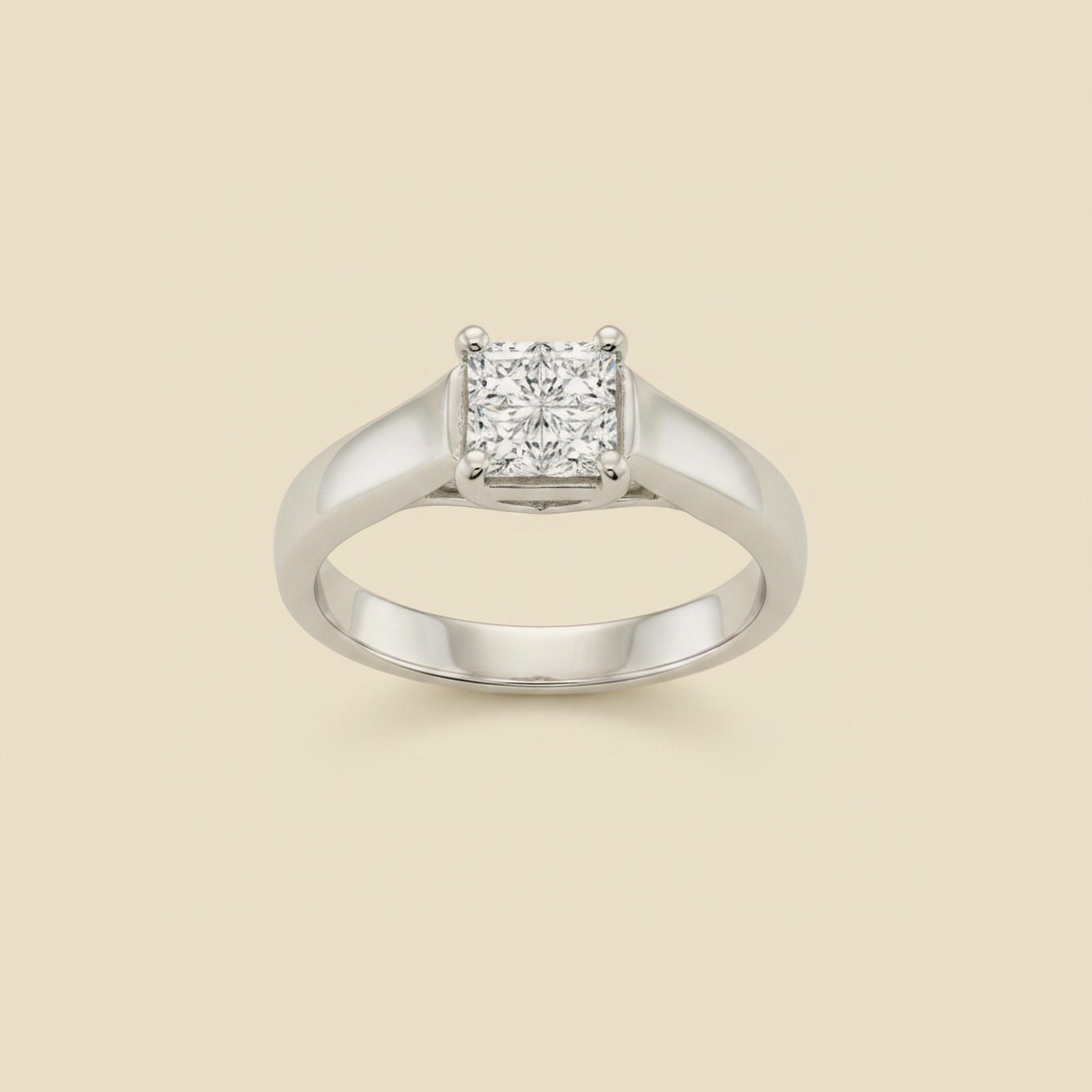 Platinum Diamond Solitaire Engagement ring