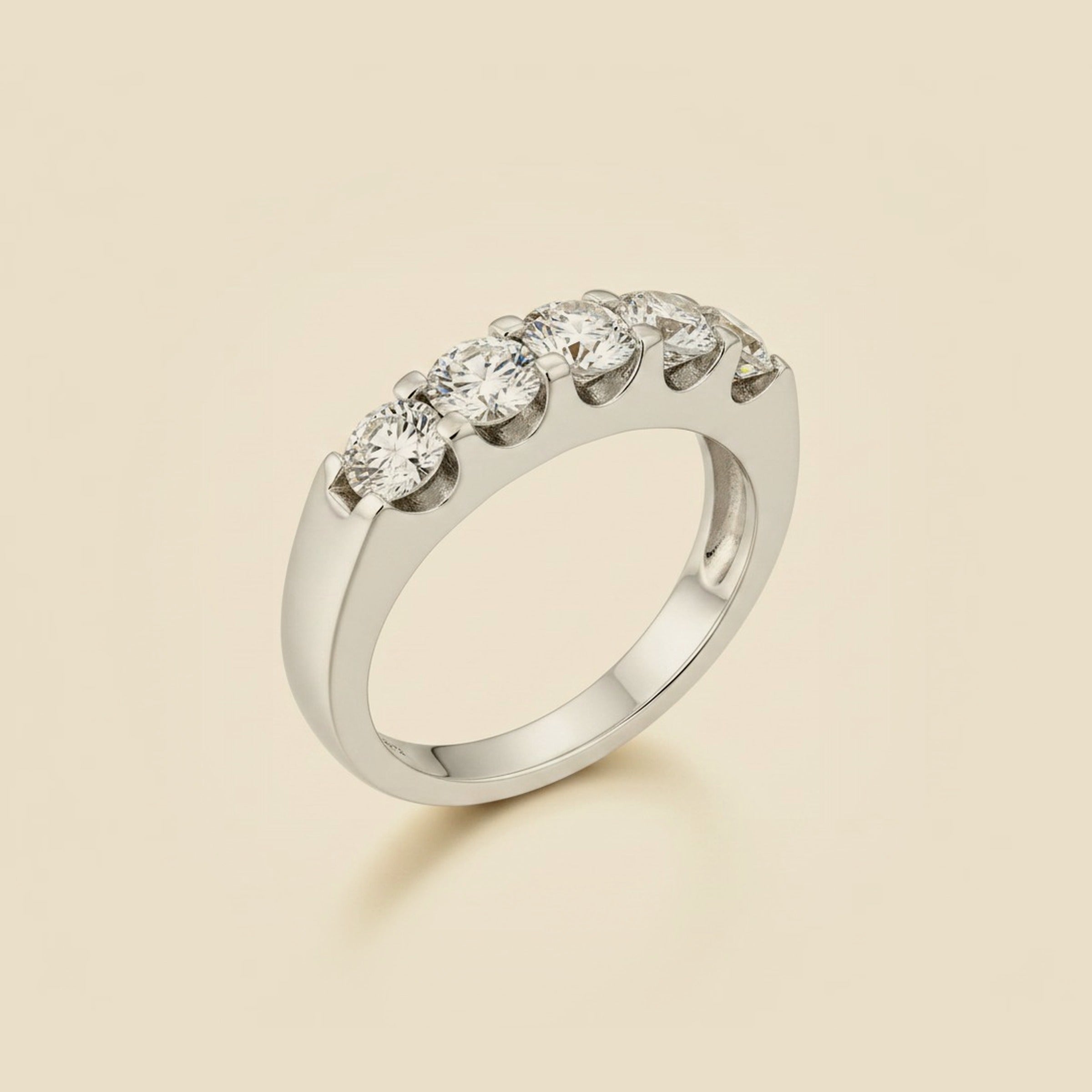 Platinum Diamond Wedding Band