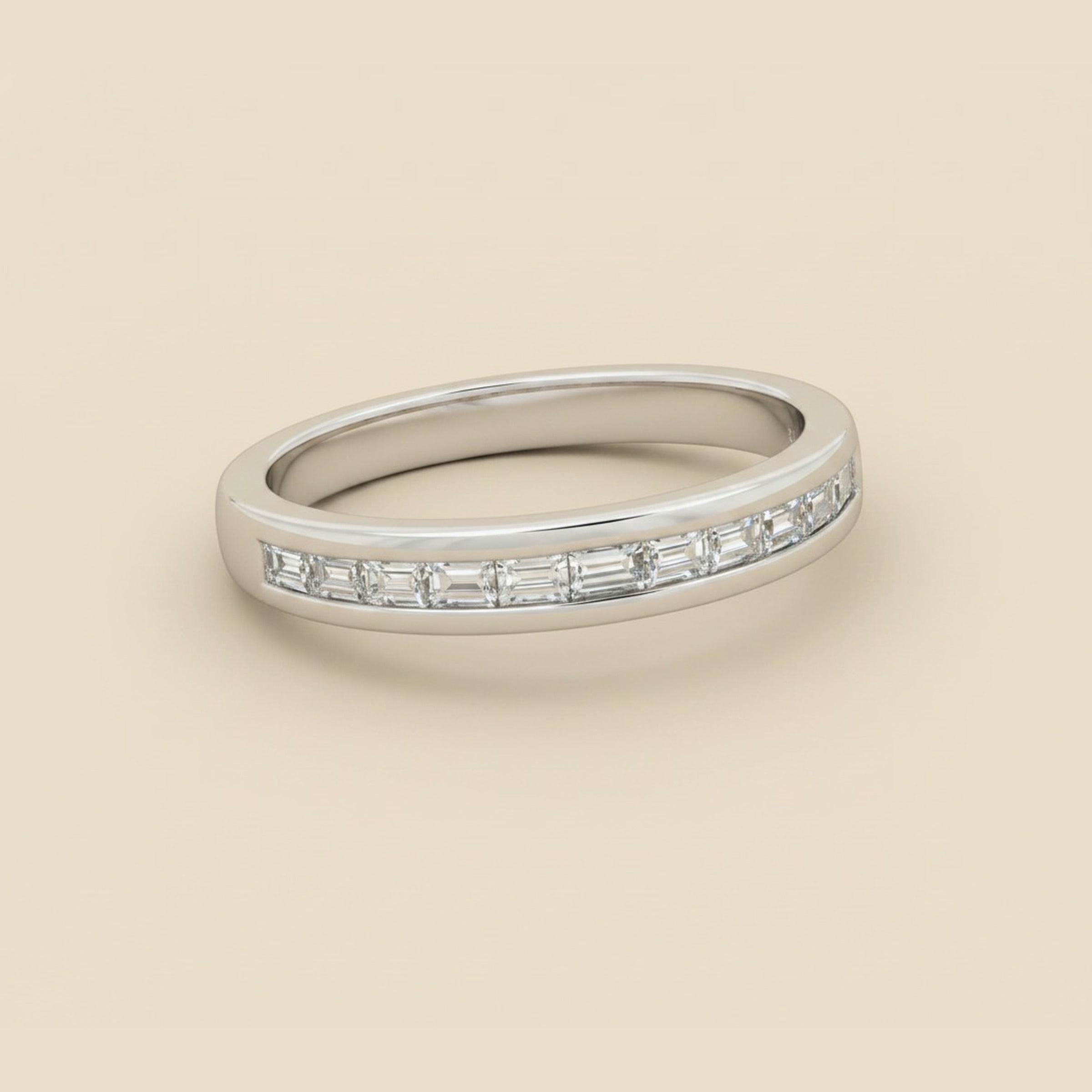 Platinum Diamond Wedding Band