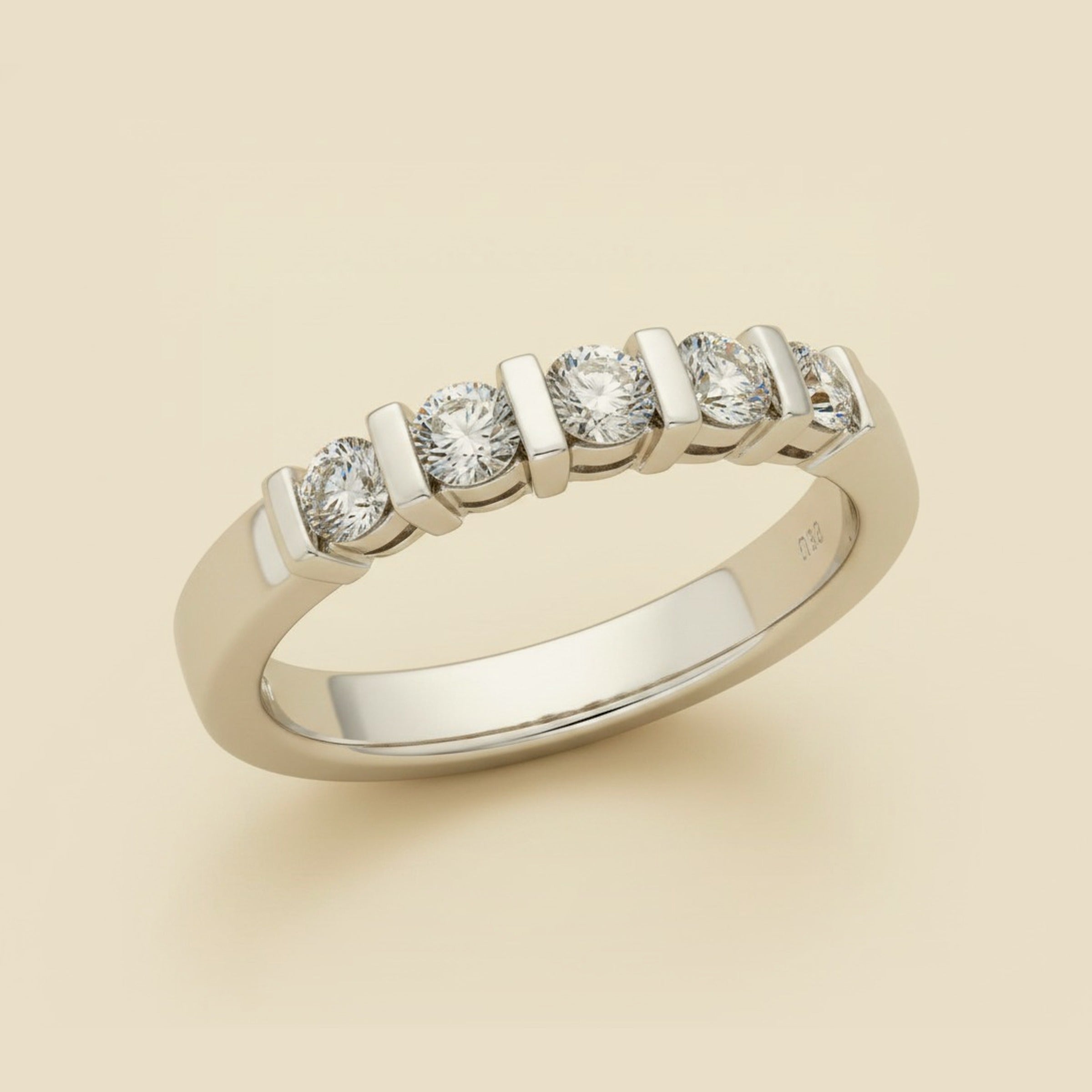 Platinum Diamond Wedding Band