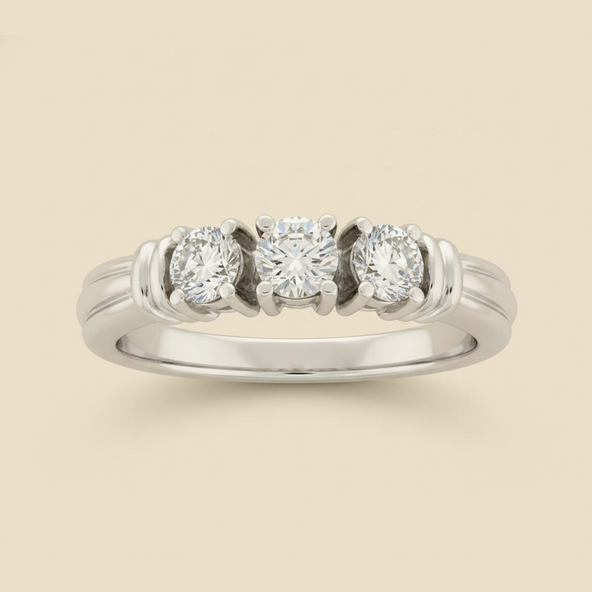 Platinum Diamond Wedding Band