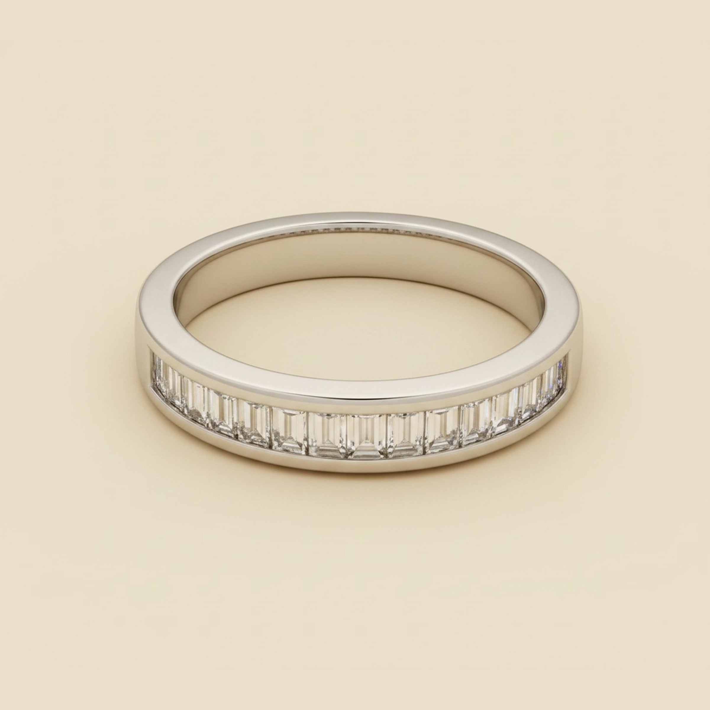Platinum Diamond Wedding Band