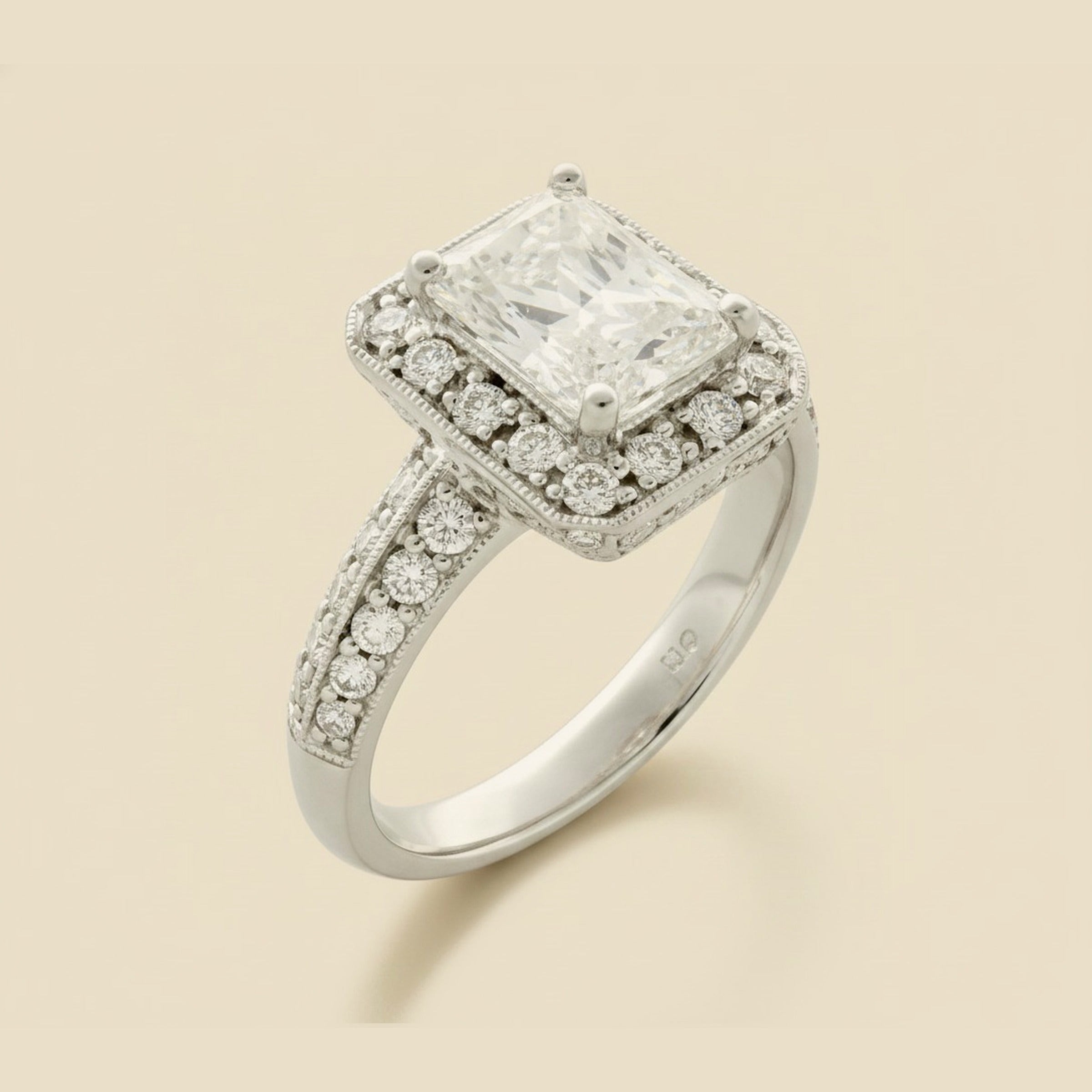 Radiant Cut Diamond 1.62cts.
