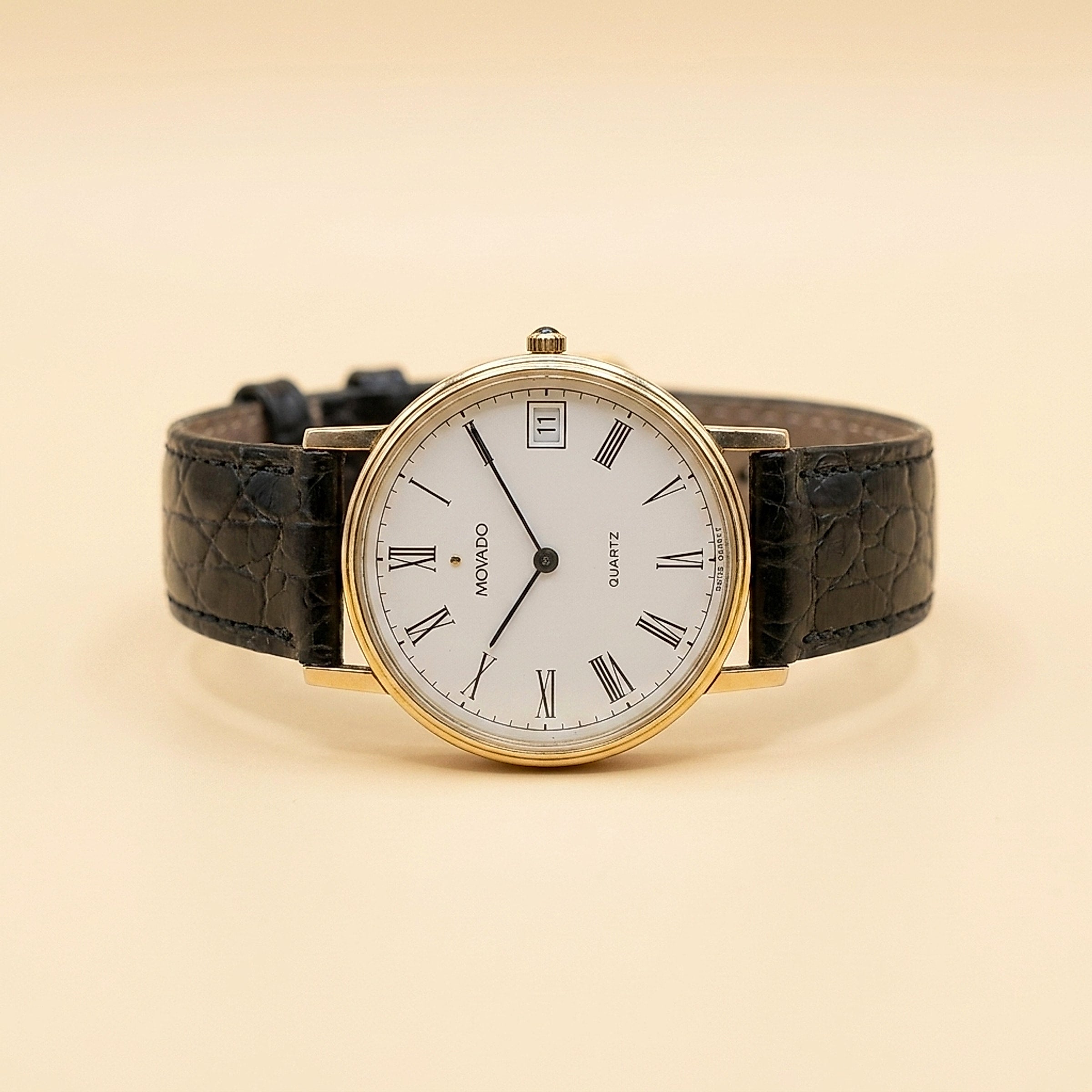 Movado 14K Yellow Gold Quartz Wristwatch