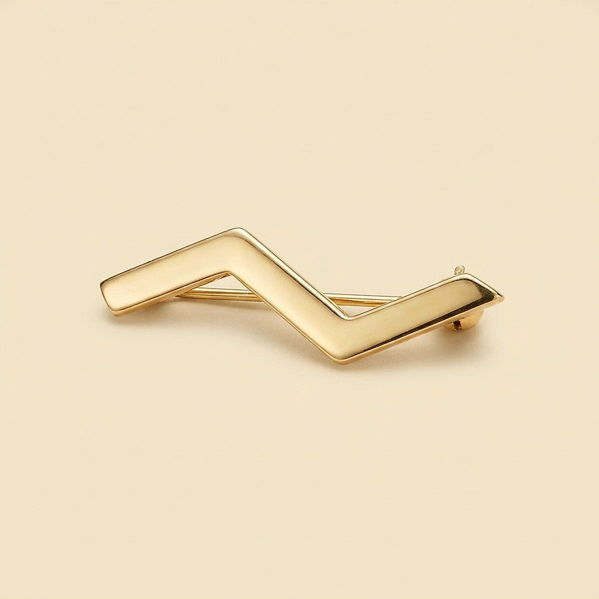 Paloma Picasso for Tiffany & Co. 18K Yellow Gold Zig Zag Pin